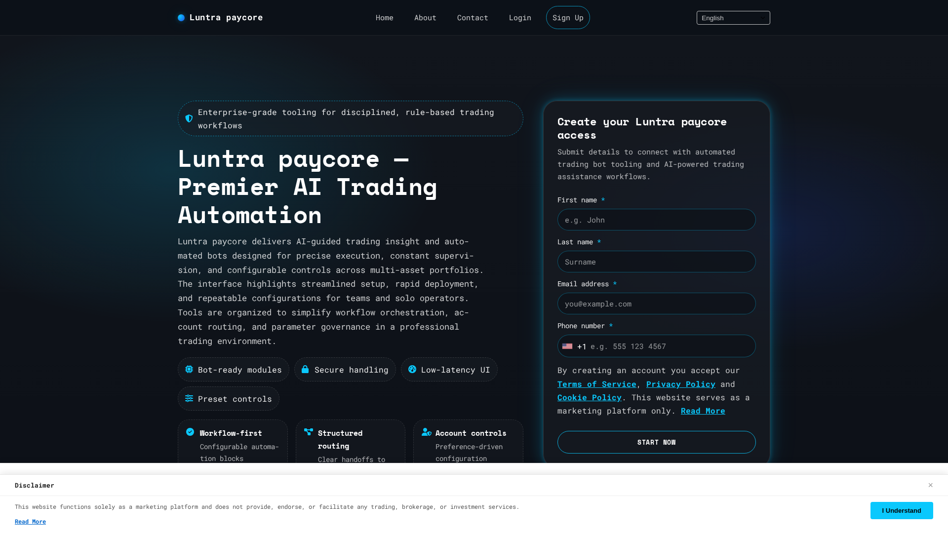 Screenshot of luntrapaycore.club