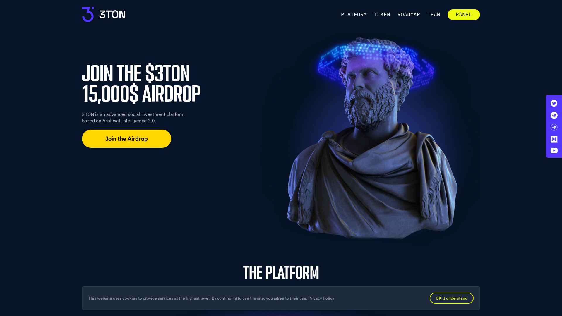 Screenshot of 3ton-airdrop.pages.dev