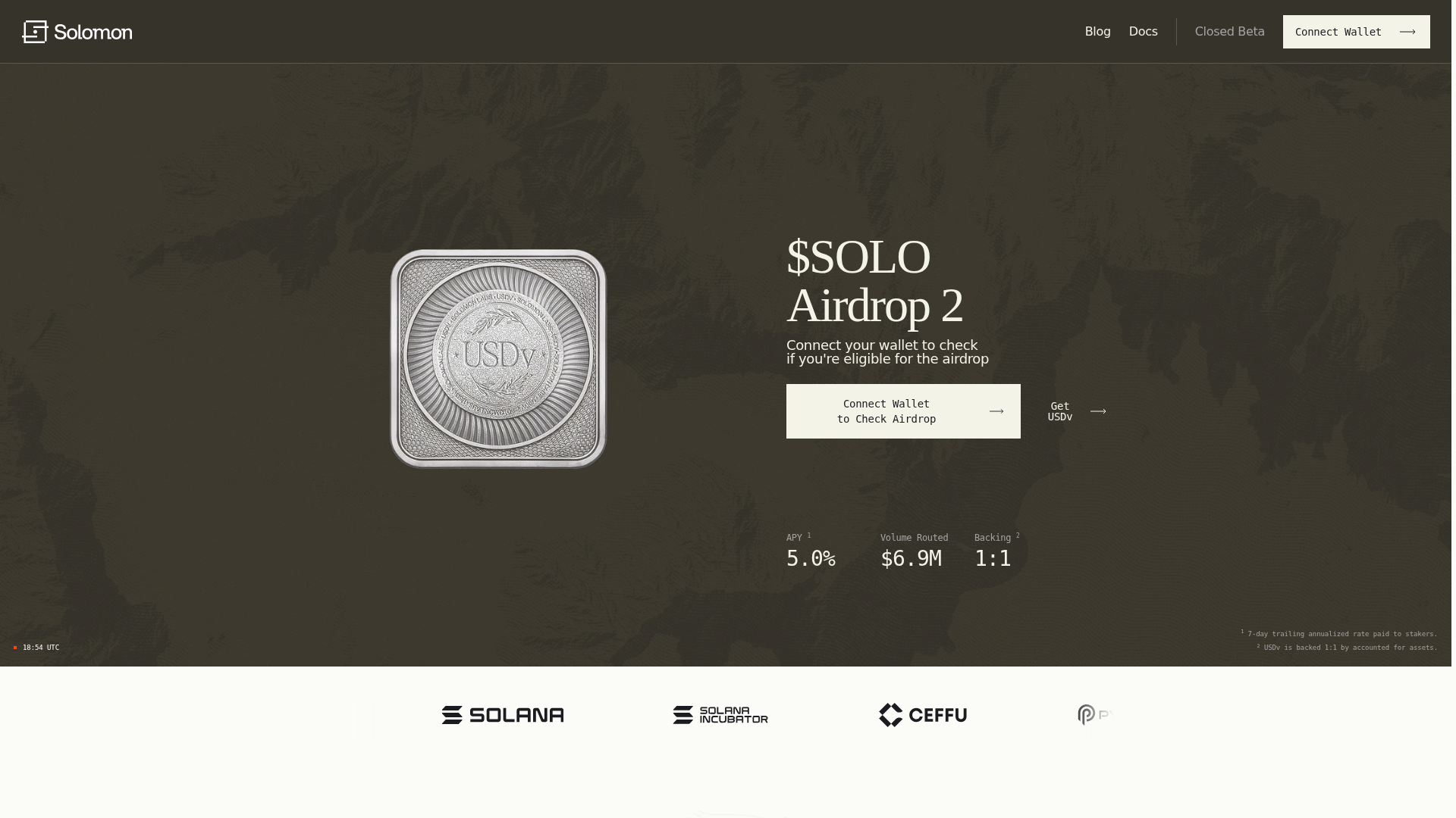 Screenshot of eligibility-solomon.com