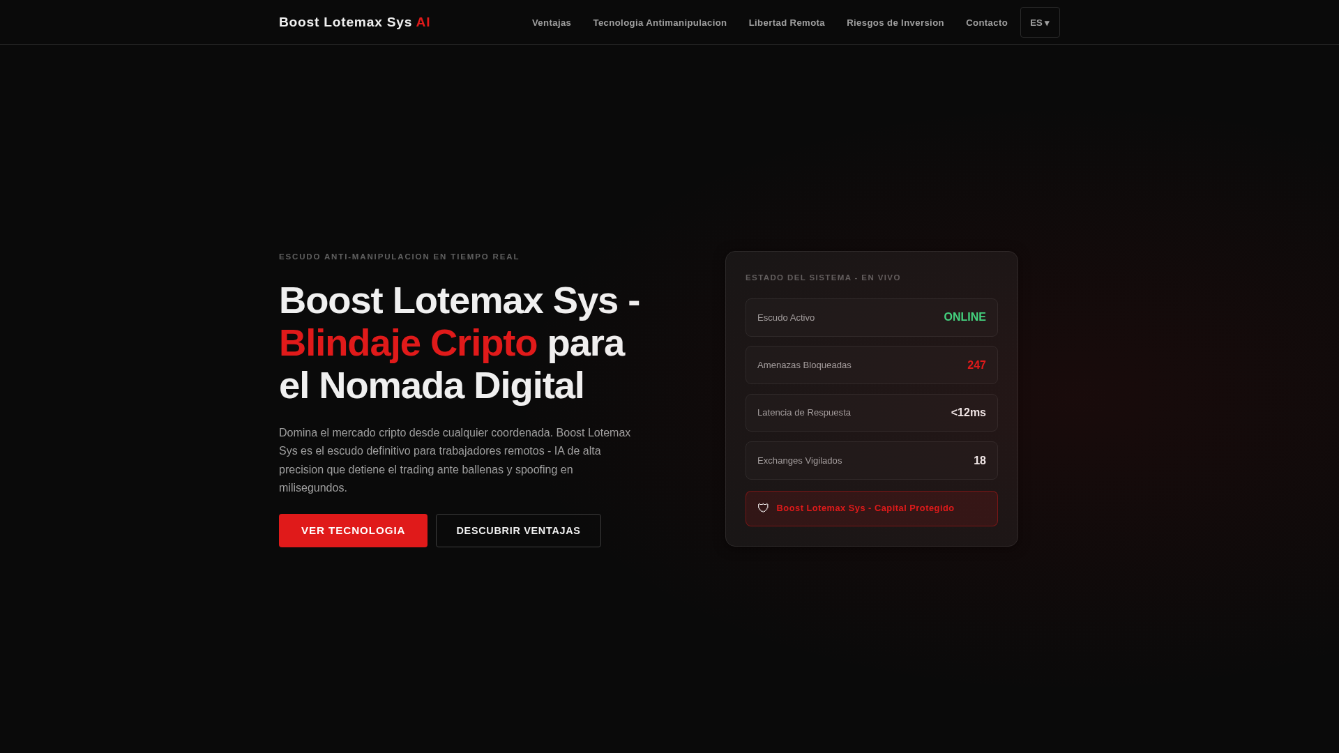 Screenshot of boost-lotemax-sys.com