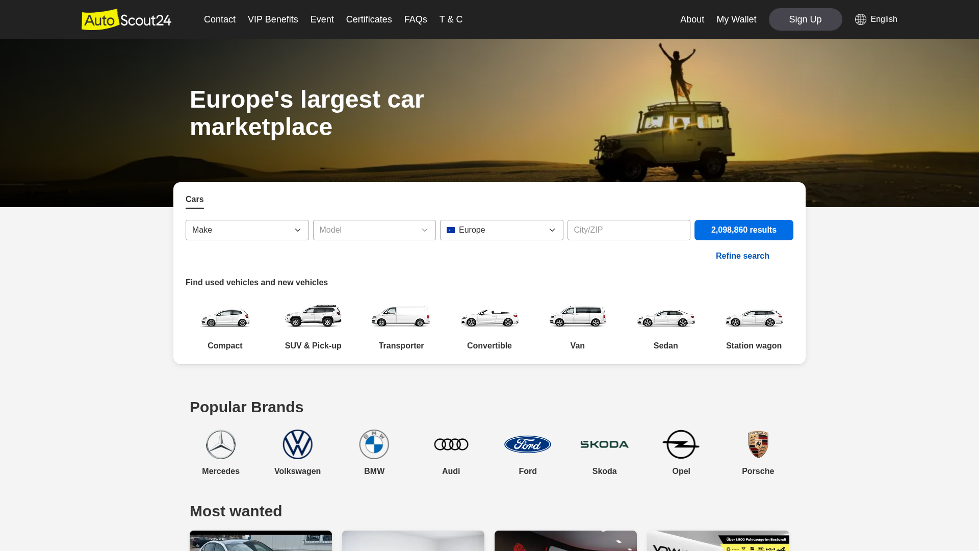 Screenshot of autoscout24opt.com