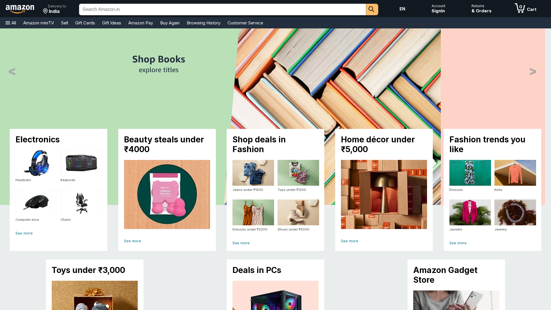 Screenshot of www.anoopsamazon.vercel.app