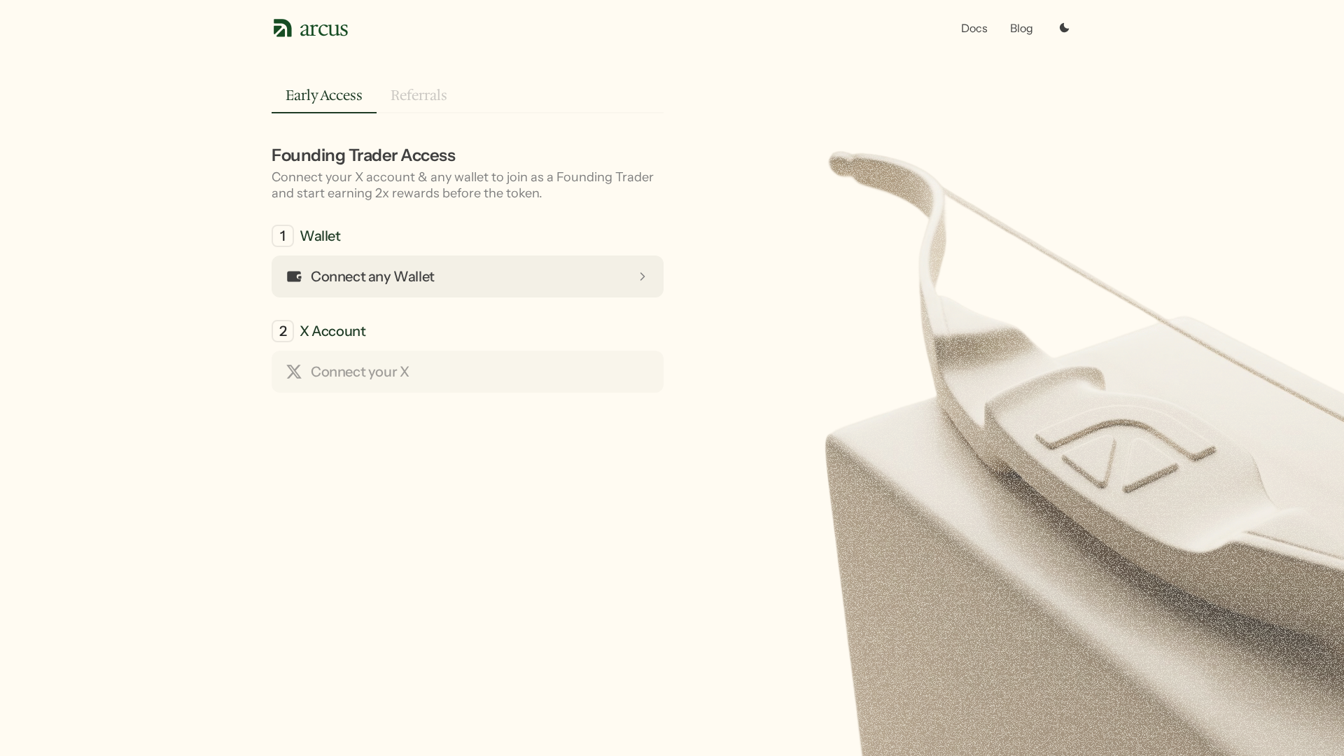 Screenshot of program.referral-arcus.com