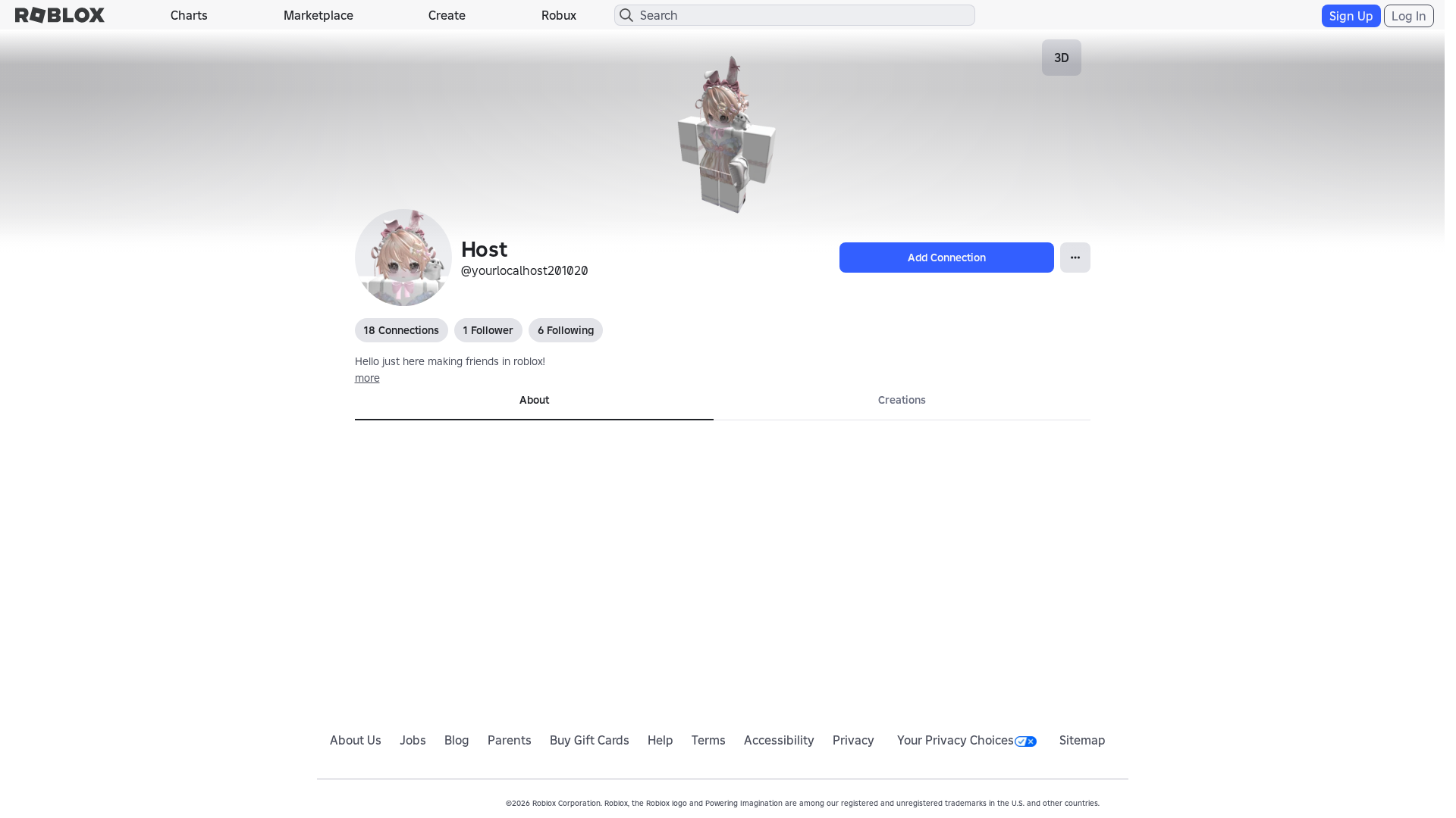 Screenshot of www.roblox.com.bn