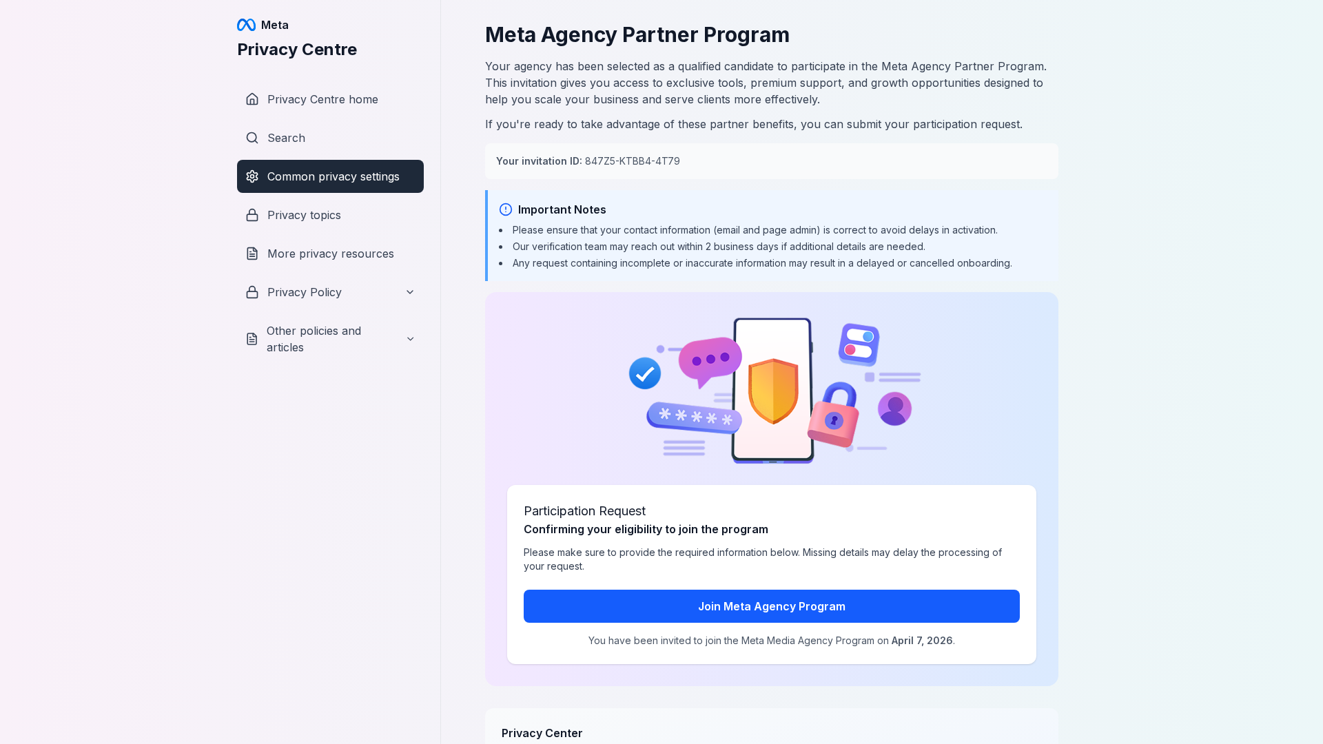 Screenshot of invoice.ads-program-agency.com