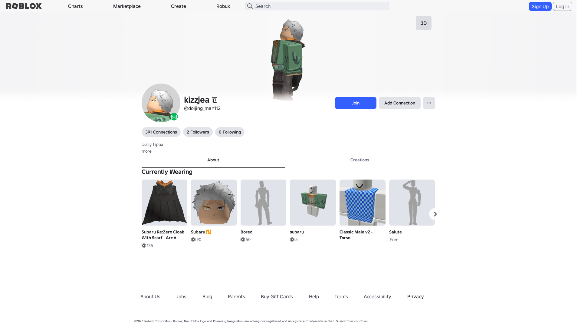 Screenshot of www.roblox.com.ml