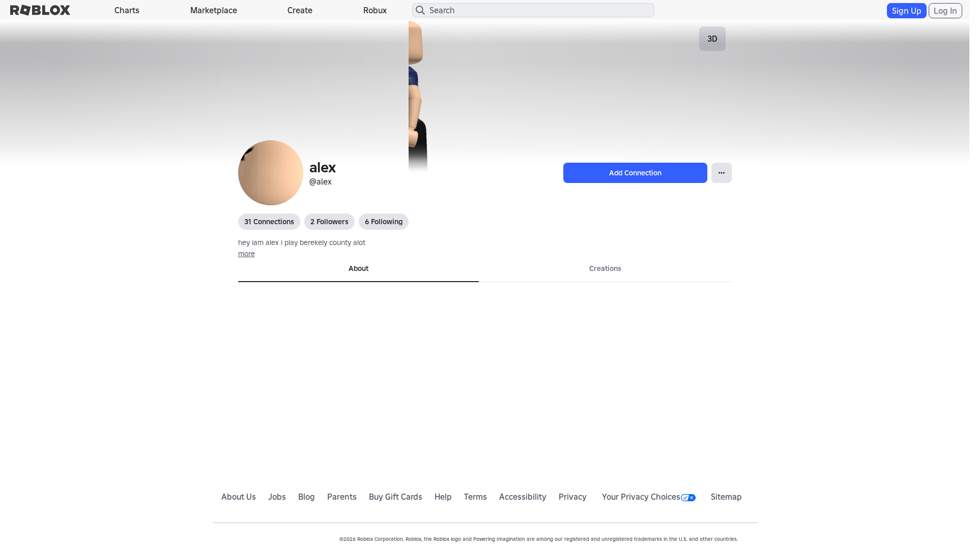 Screenshot of www.roblox.com.bi