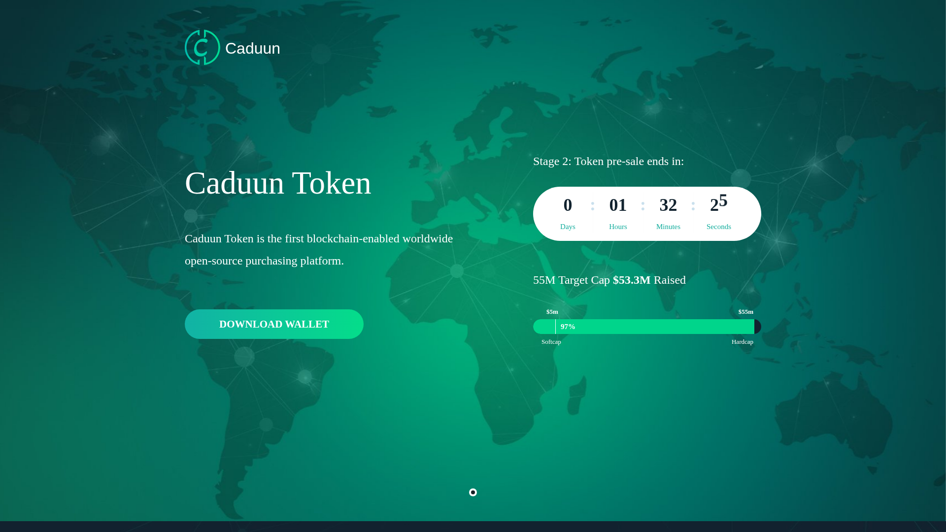 Screenshot of caduun.icu