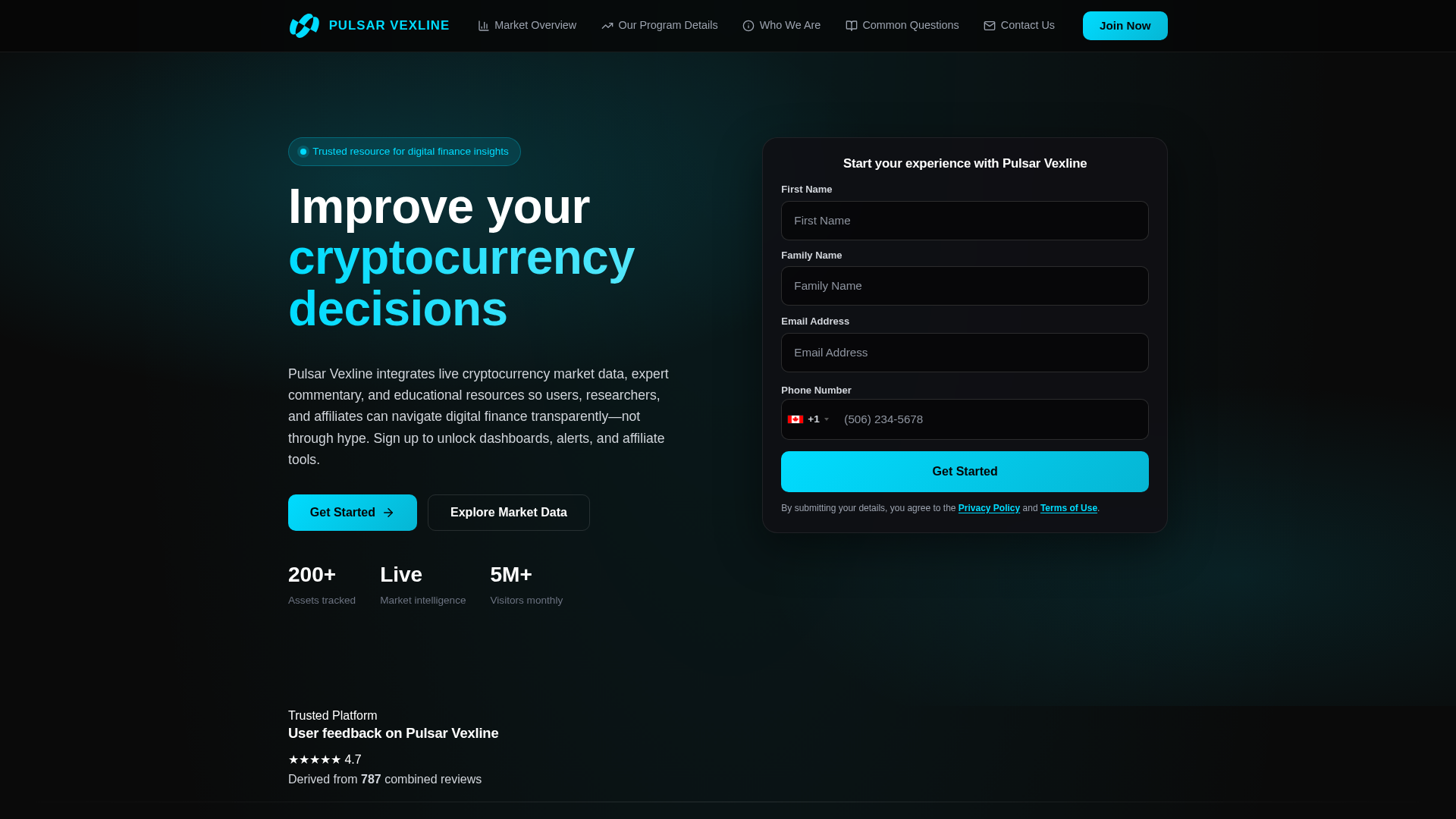 Screenshot of pulsar-vexline-ca.com
