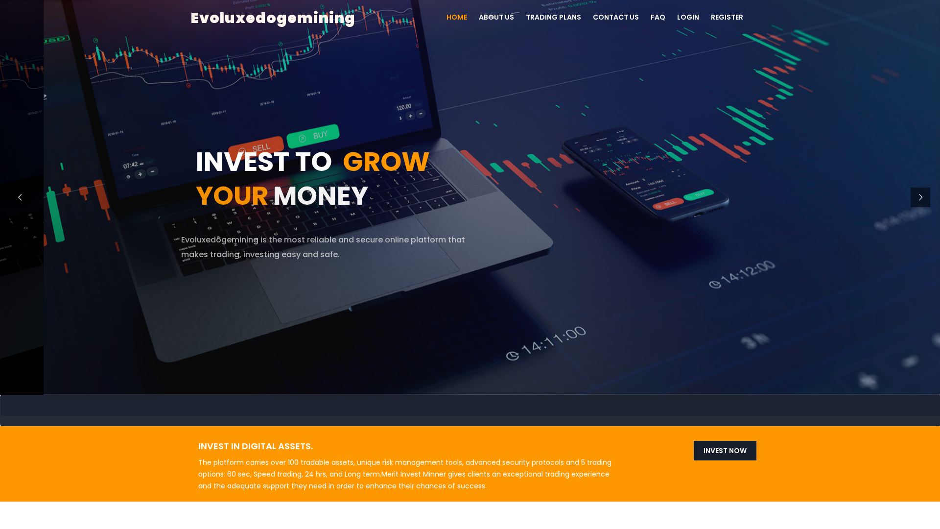 Screenshot of evoluxedogemining.com