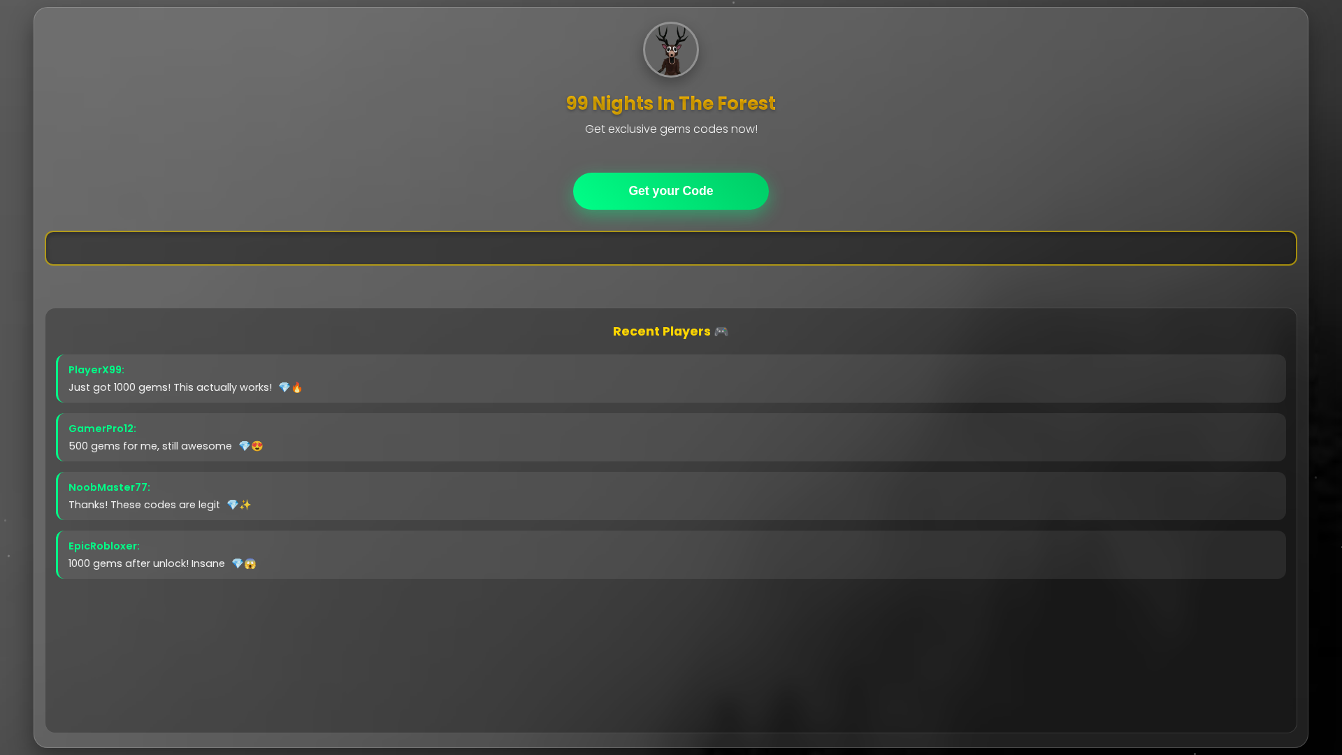 Screenshot of 99night-in-the-forest.pages.dev