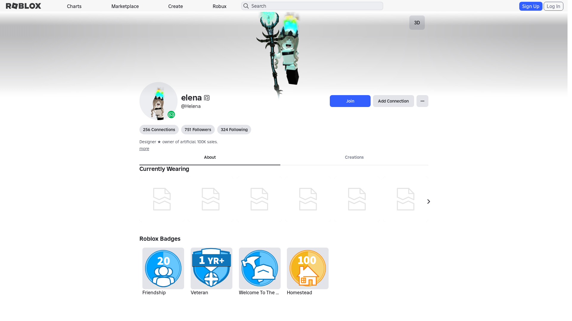 Screenshot of www.roblox.com.mu