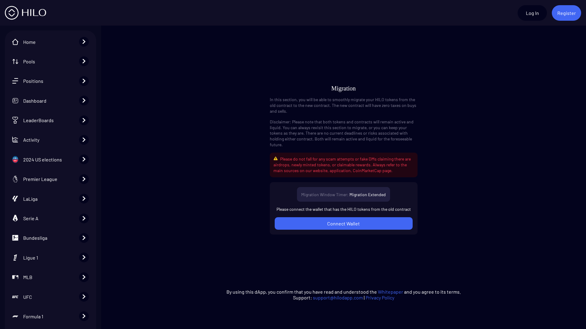 Screenshot of migrate-hilomarket.pages.dev