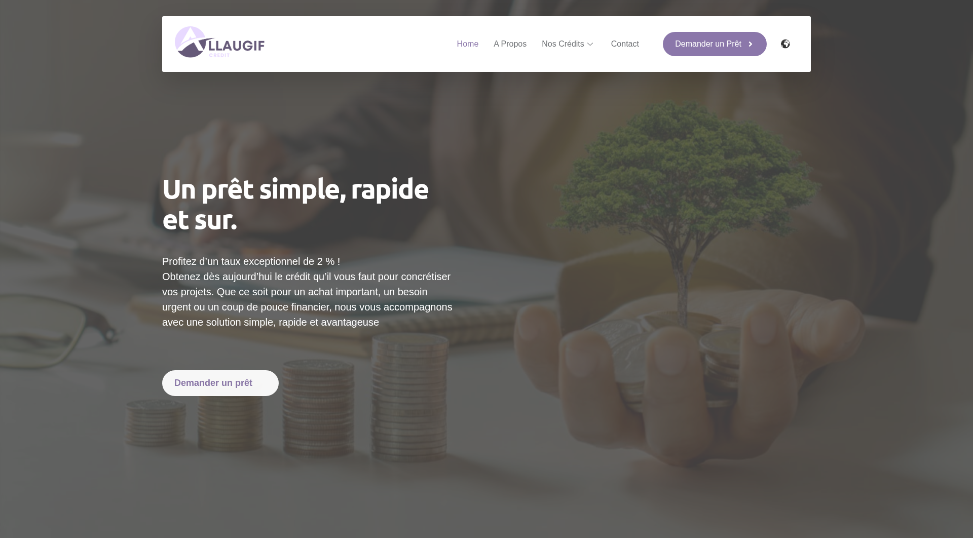 Screenshot of allaugif-credit.com