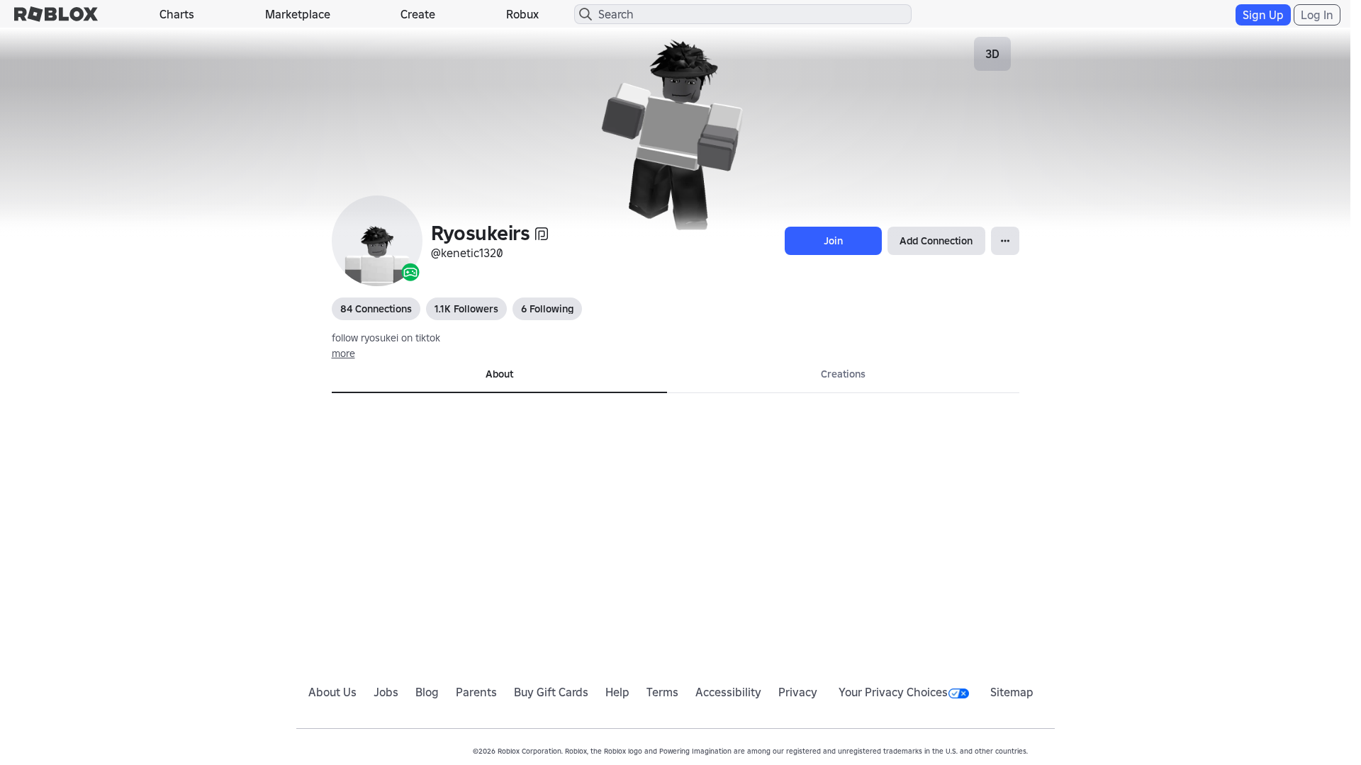 Screenshot of www.roblox.com.bi