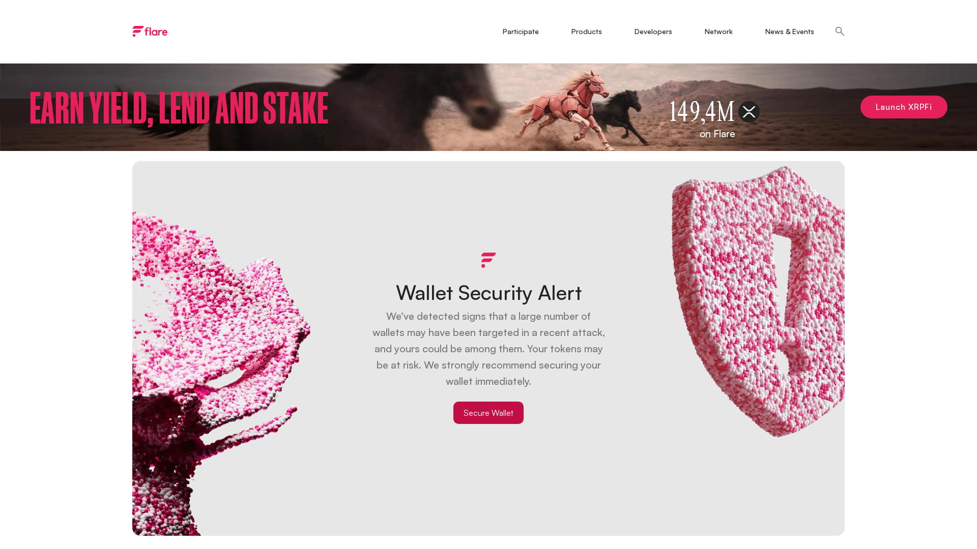 Screenshot of flare.contact