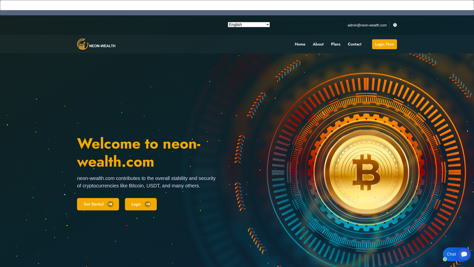 Screenshot of neon-wealth.com