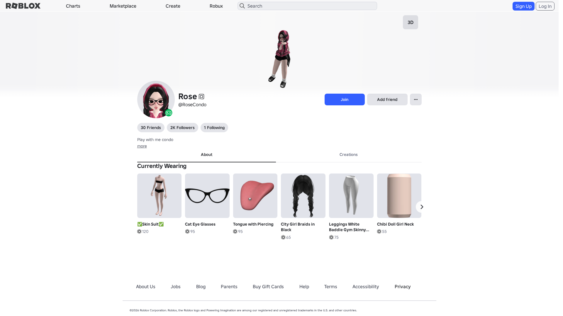 Screenshot of www.roblox.com.am
