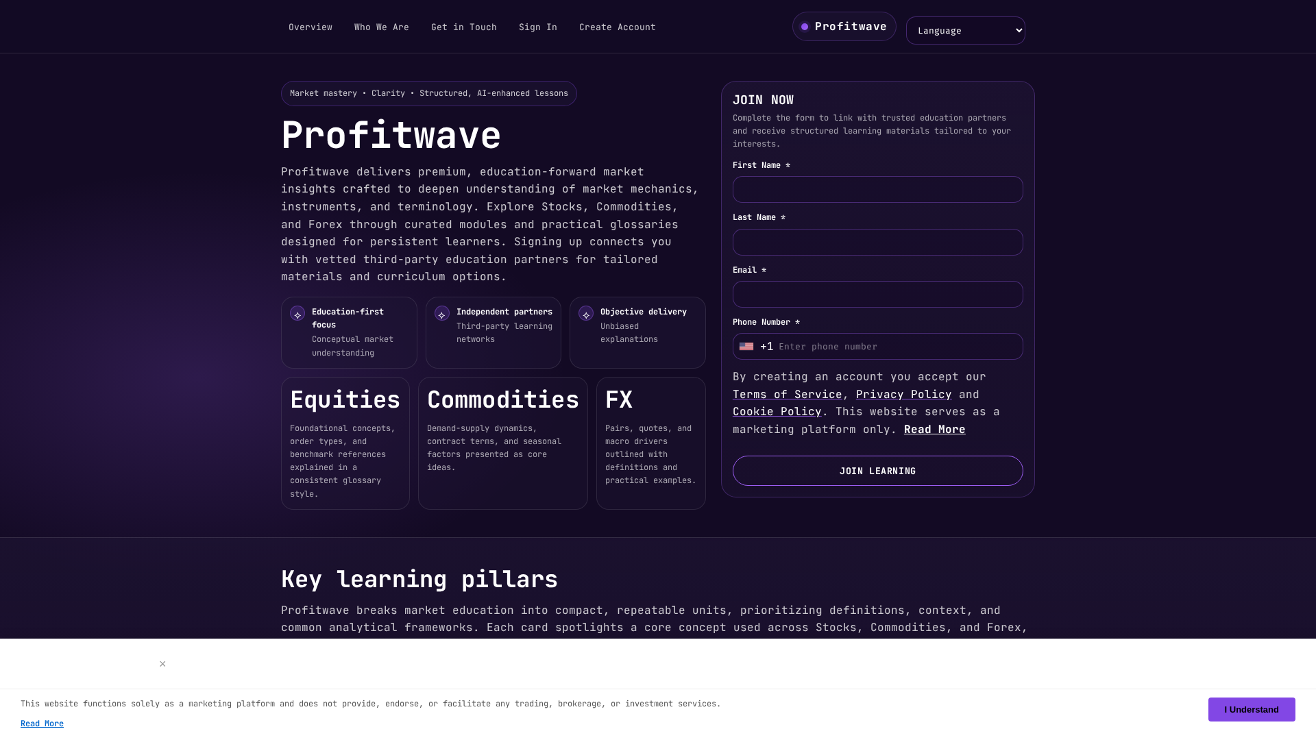 Screenshot of profitwave-soft.com