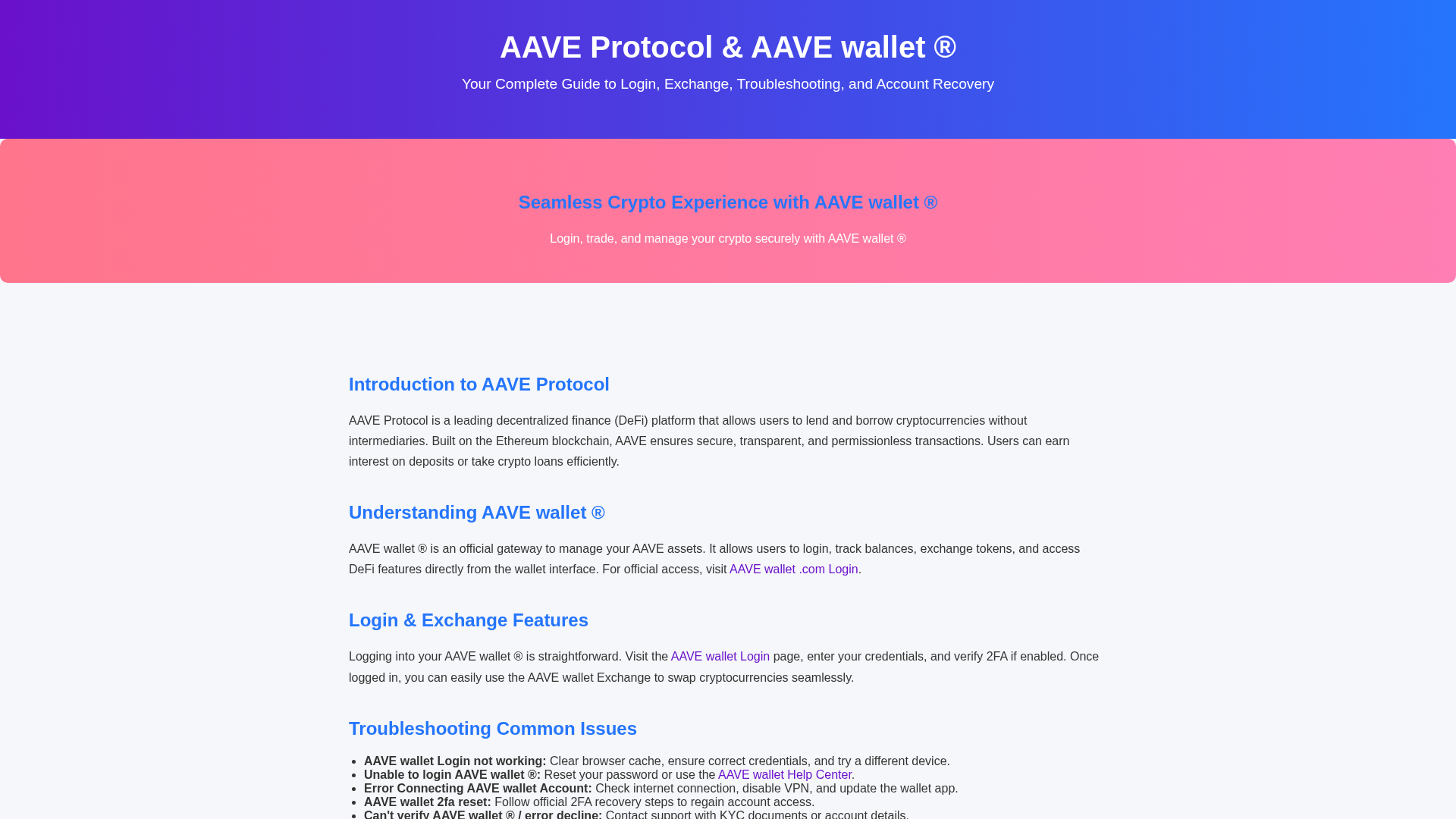Screenshot of faq-aave-protocol.pages.dev