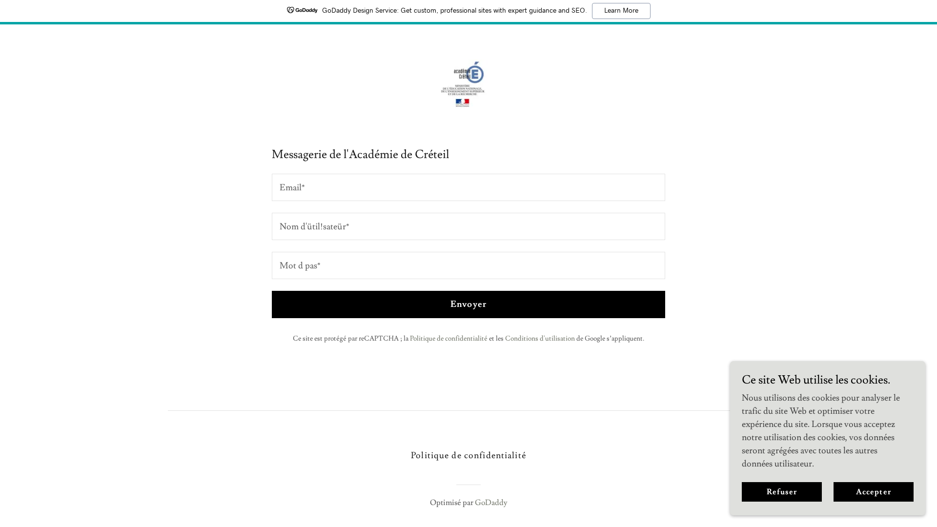 Screenshot of site-fiizhvms9.godaddysites.com