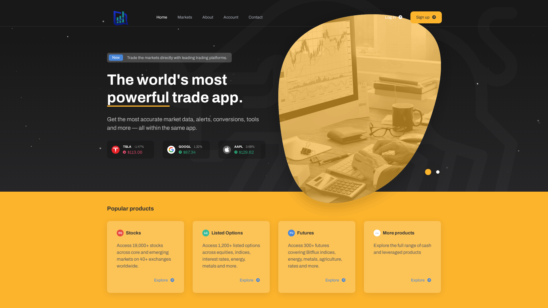 Screenshot of bitfluxinvt.com