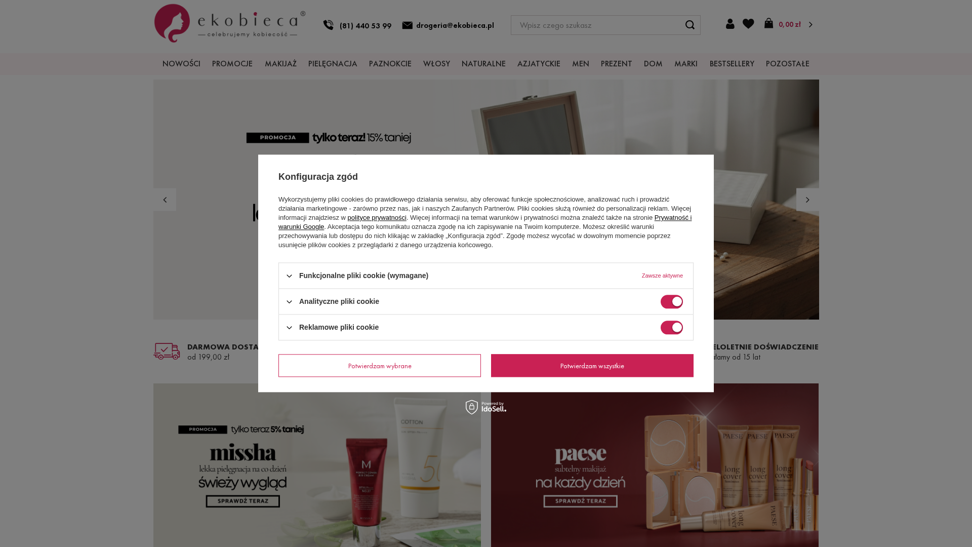 Screenshot of www.ekobieca.pl