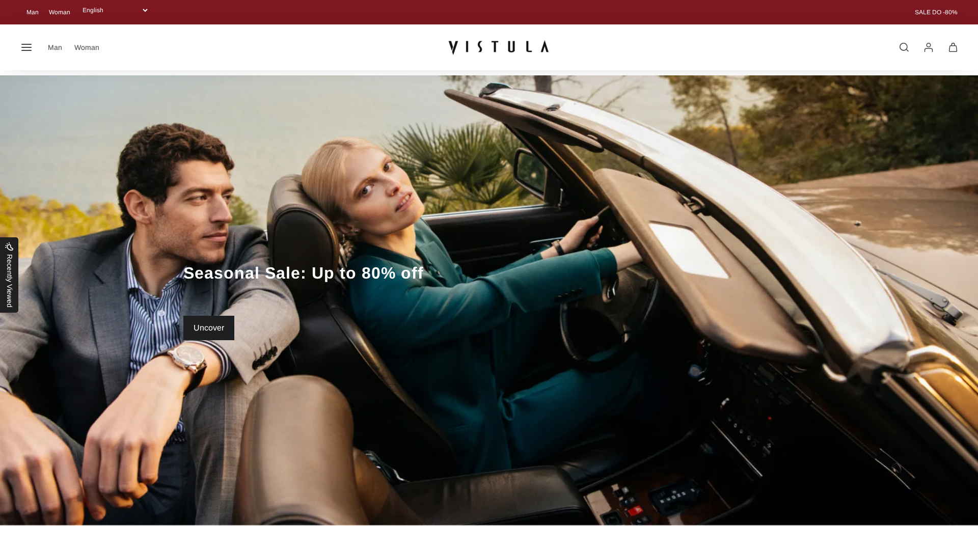 Screenshot of vistulsale.shop