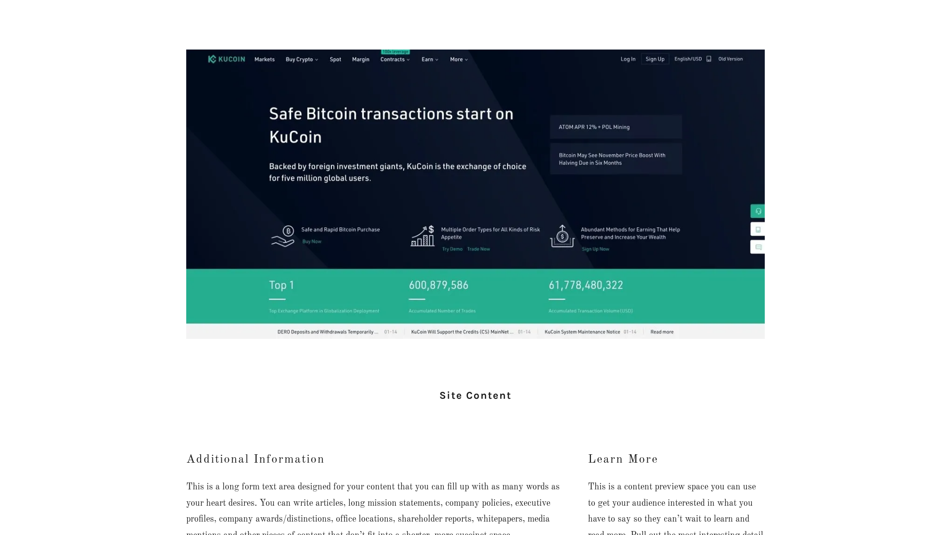 Screenshot of www.kucoiiintheuslogi.godaddysites.com