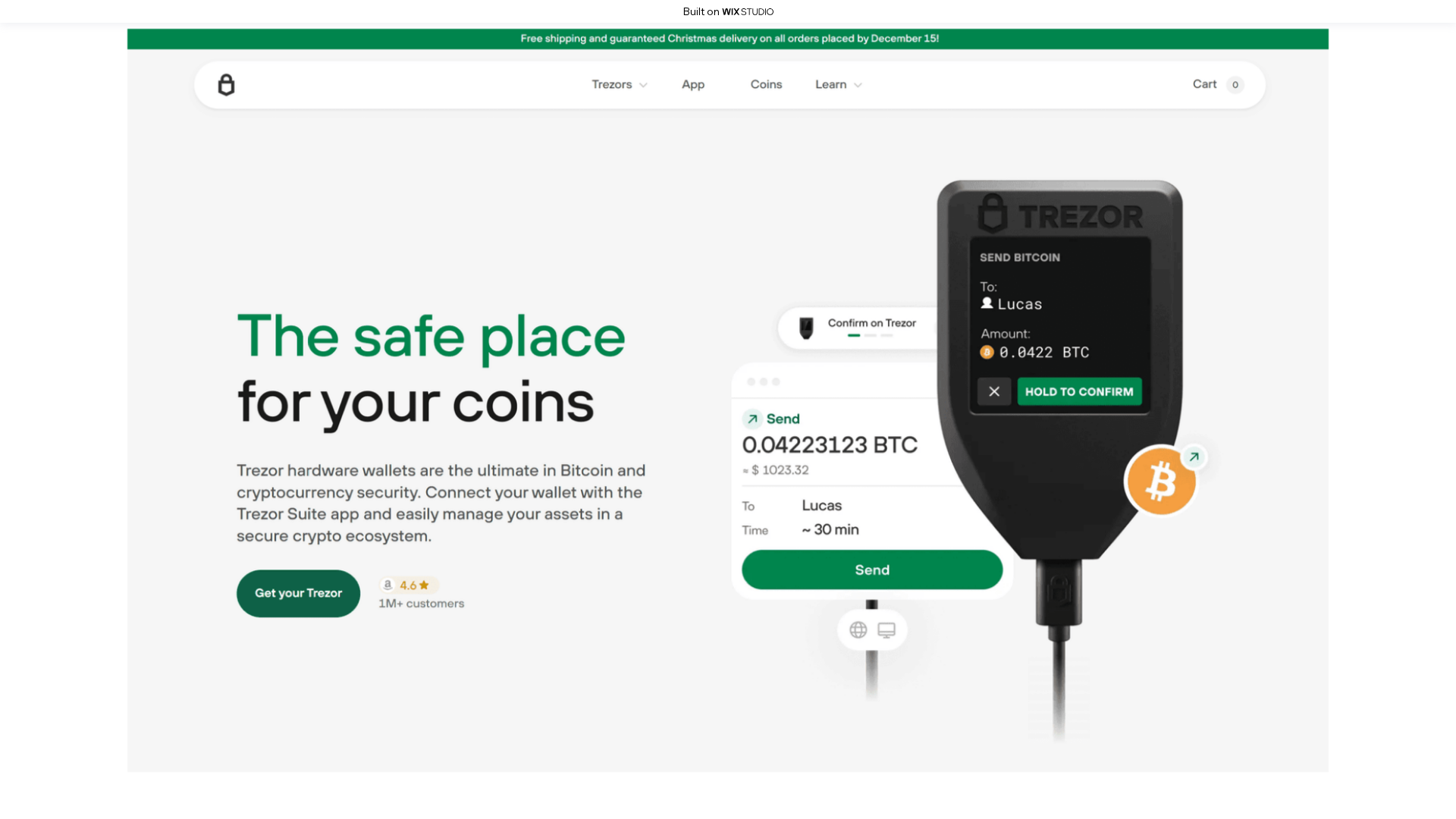 Screenshot of official-starttrzrio.wixstudio.com