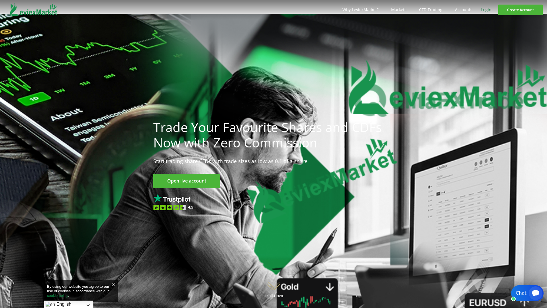 Screenshot of leviexmarket.com
