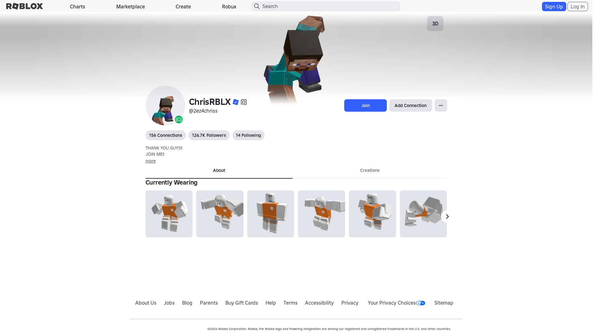 Screenshot of roblox.ly
