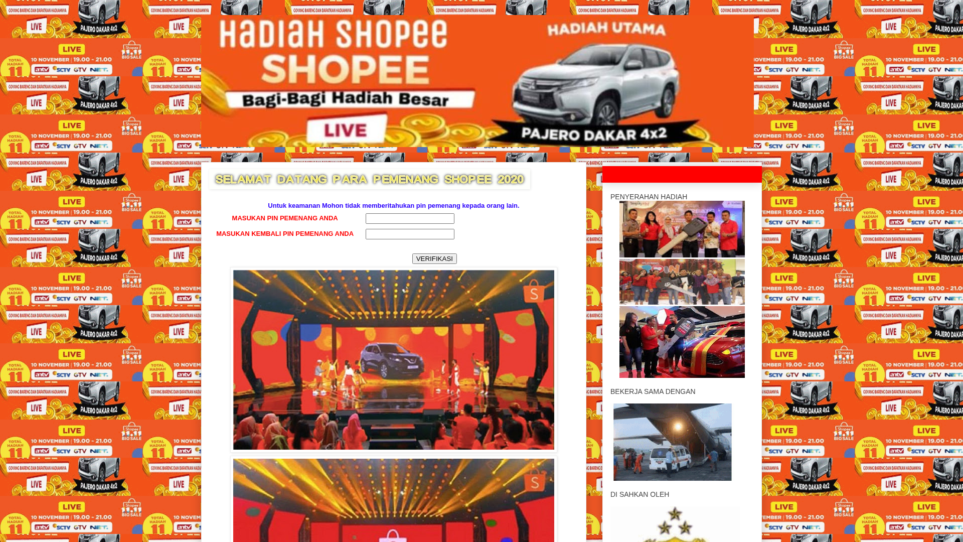 Screenshot of galeripemenang77.blogspot.com