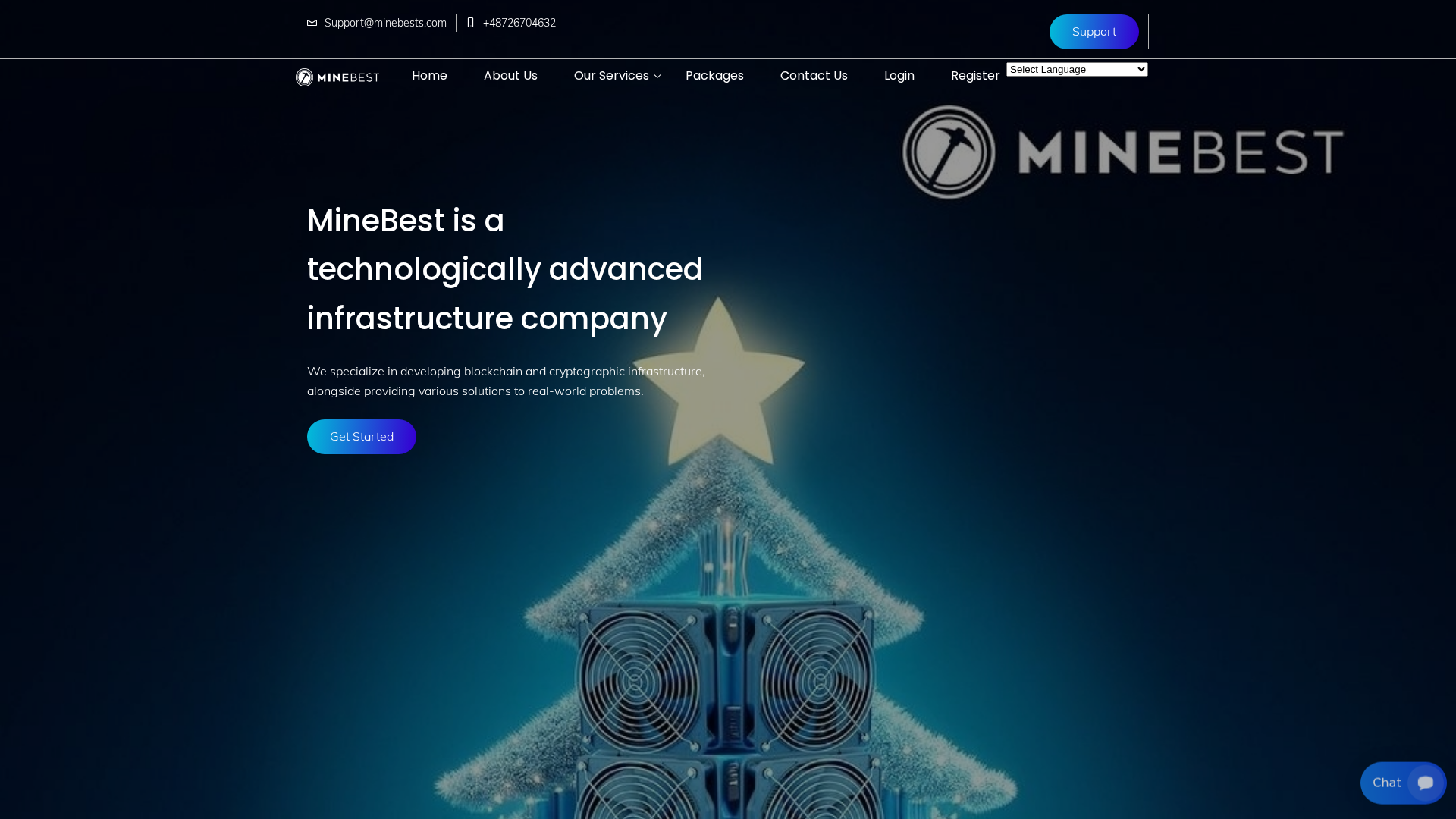 Screenshot of minebests.com