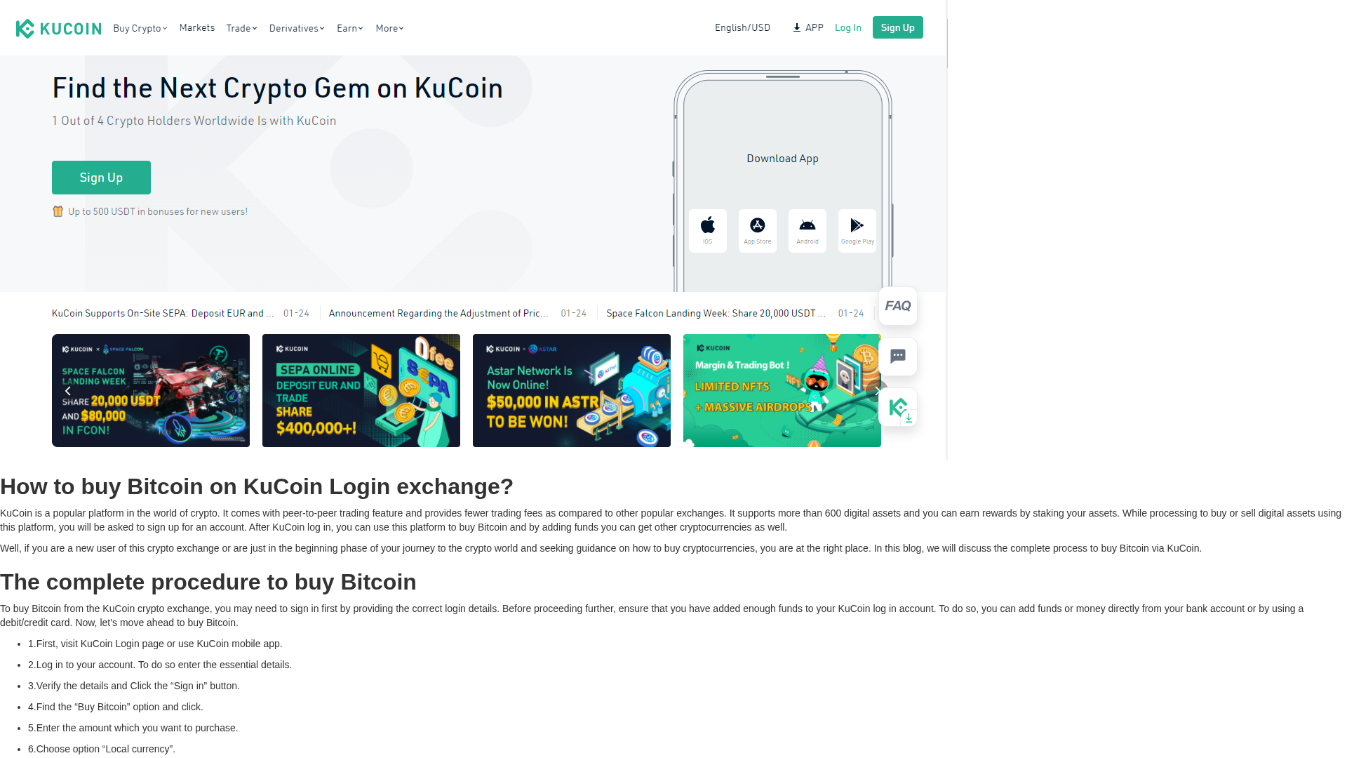 Screenshot of kuucainlogin.webflow.io