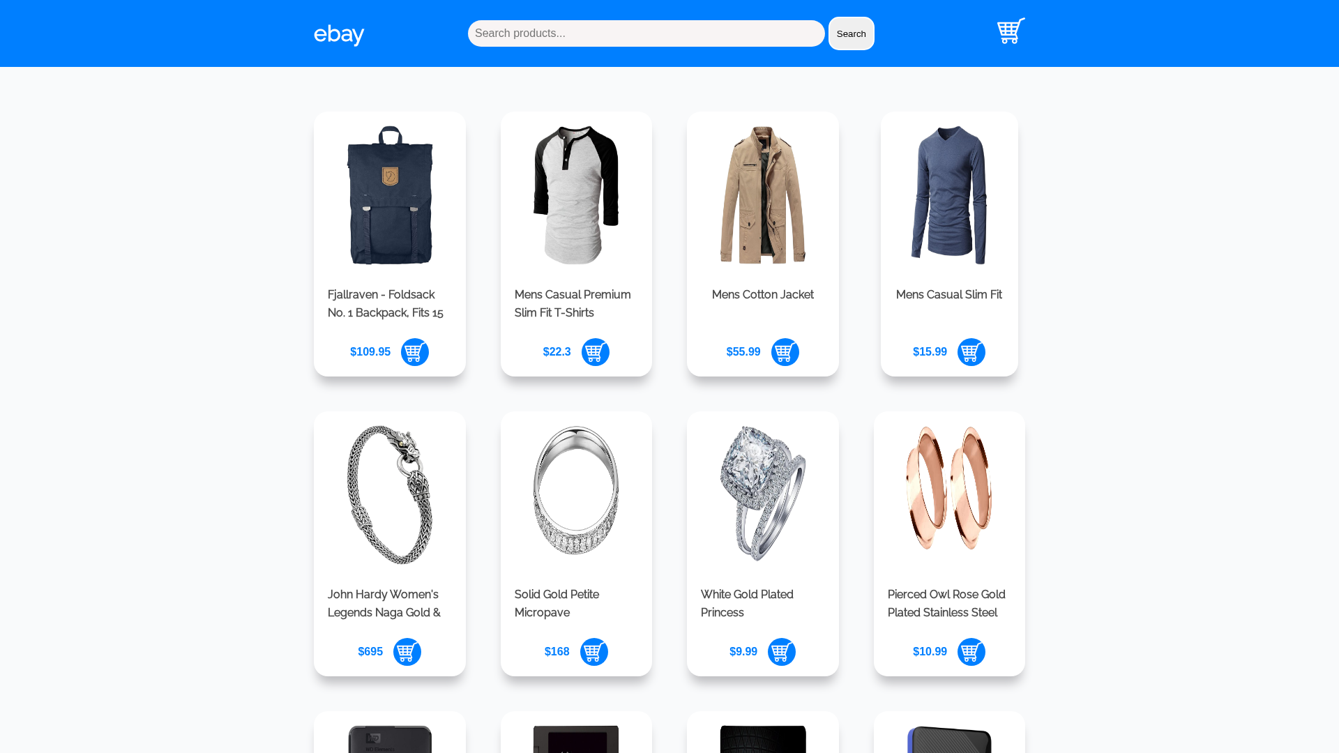 Screenshot of e-commerce-three-mu.vercel.app