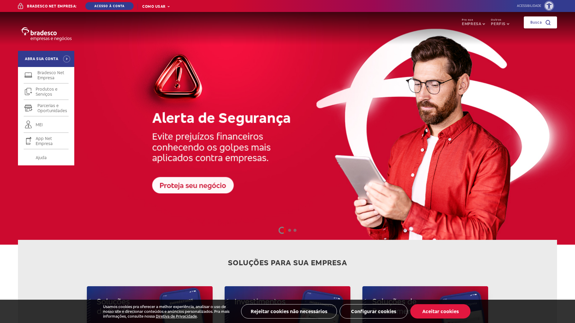 Screenshot of safraempresasapp.com