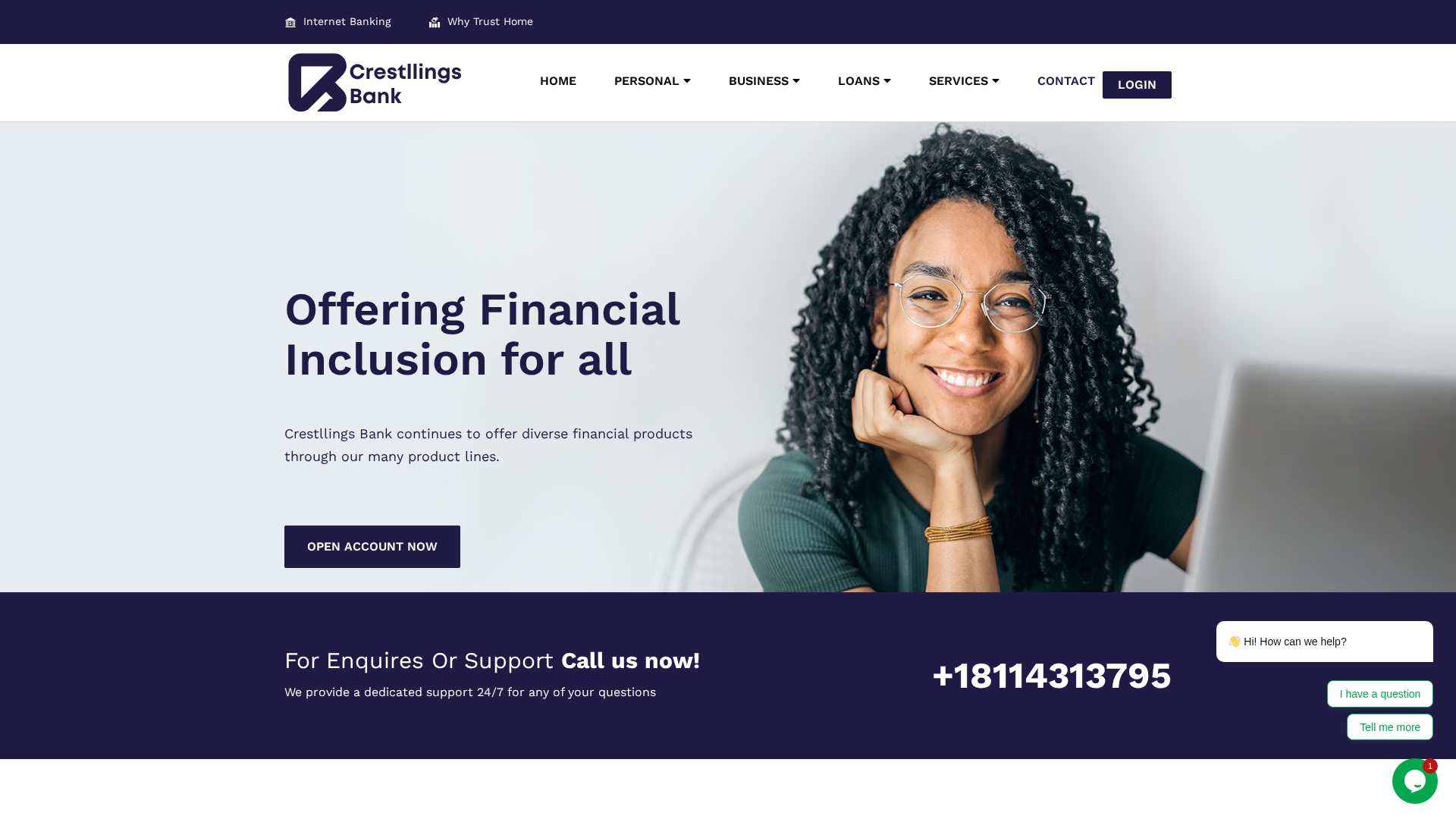 Screenshot of crestllings.com