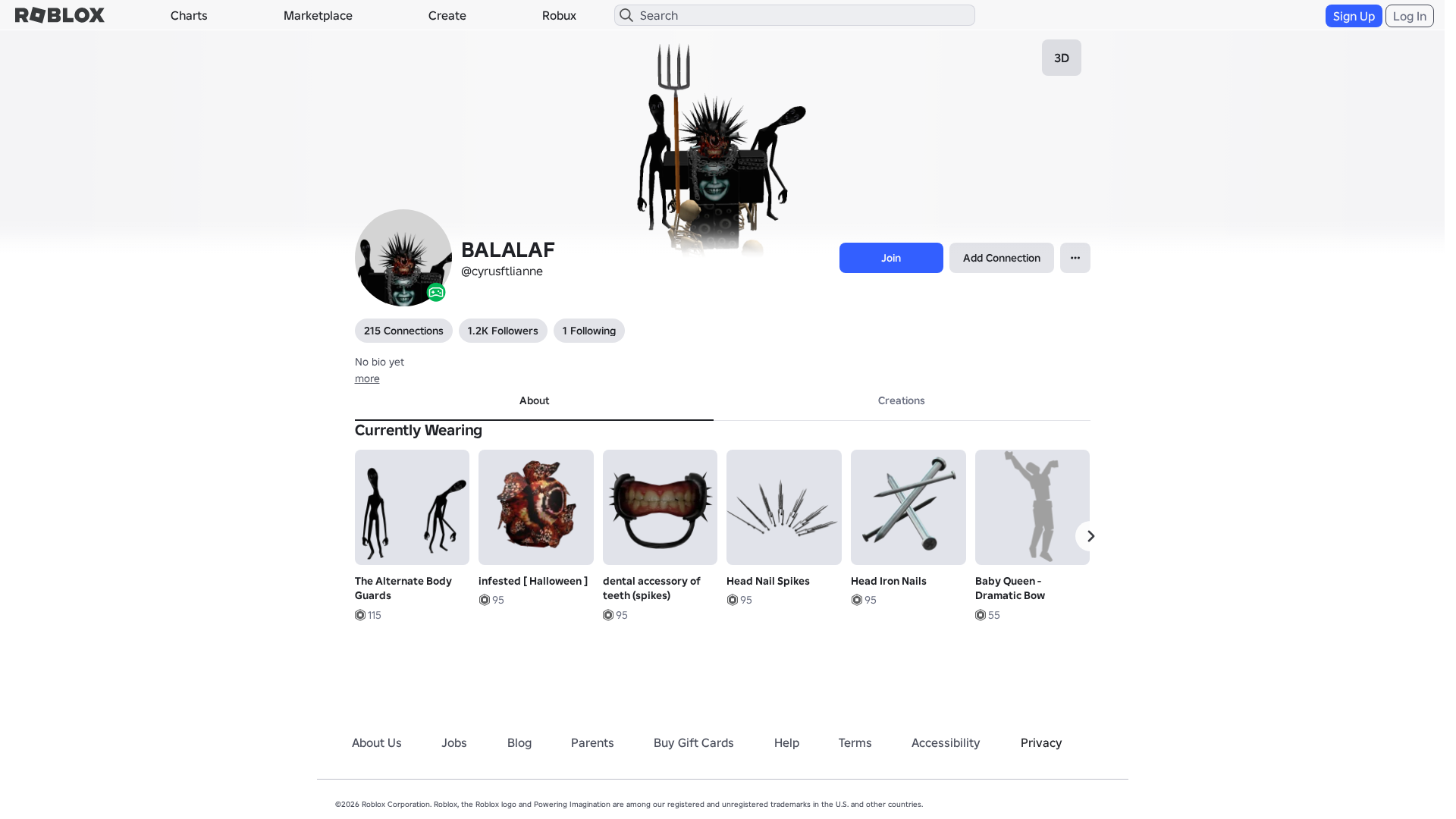 Screenshot of www.roblox.com.ml