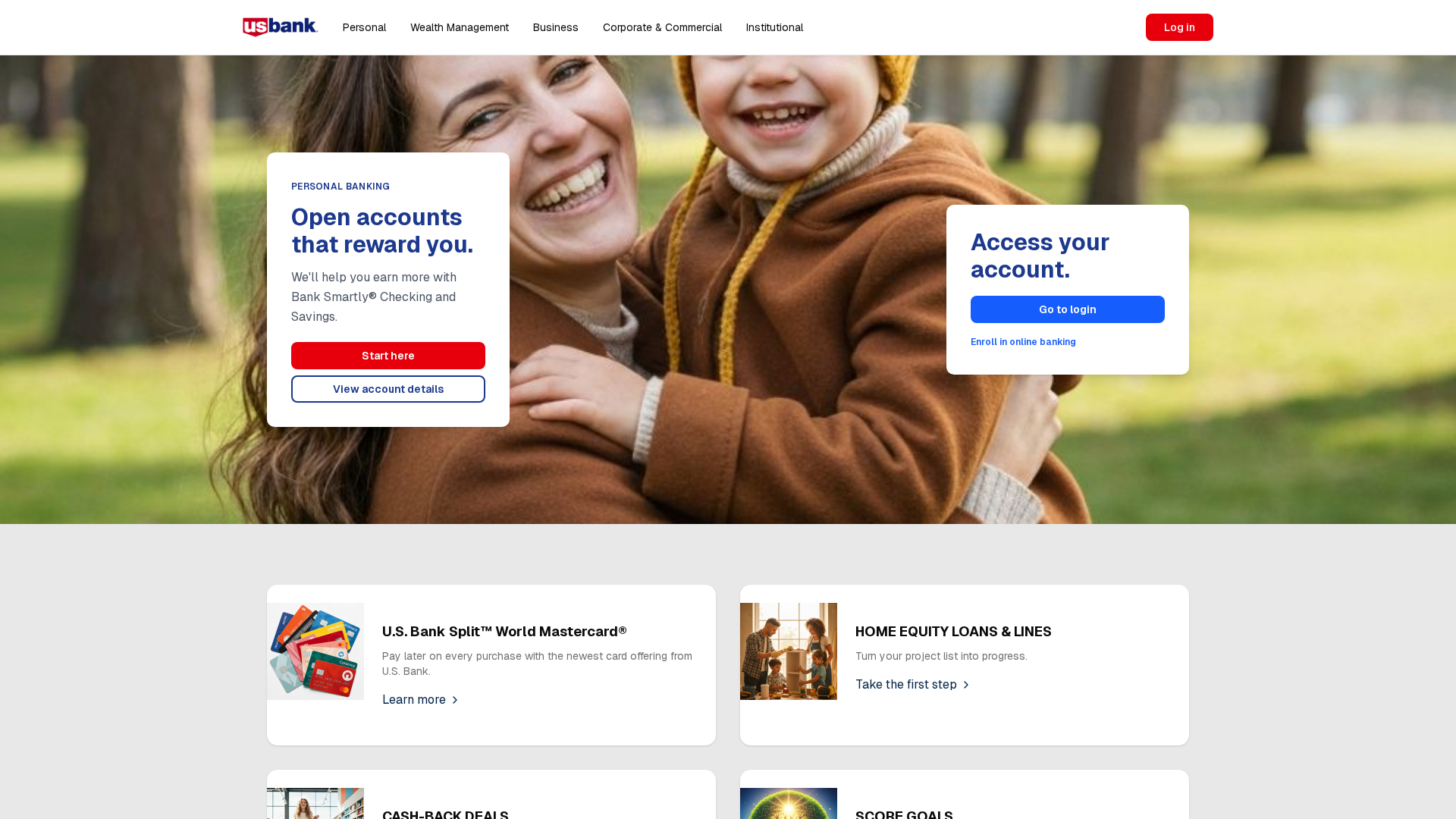 Screenshot of usbankreplica.vercel.app