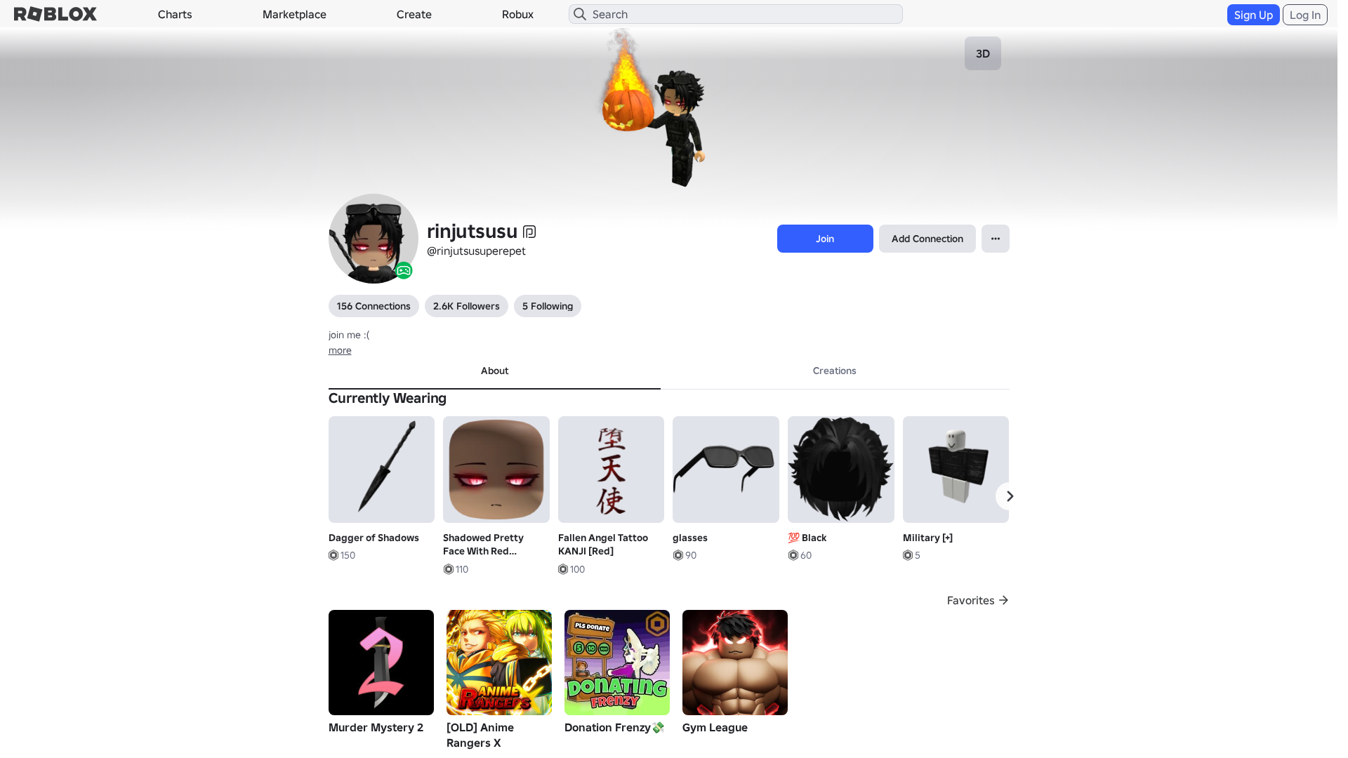 Screenshot of rblx.foo