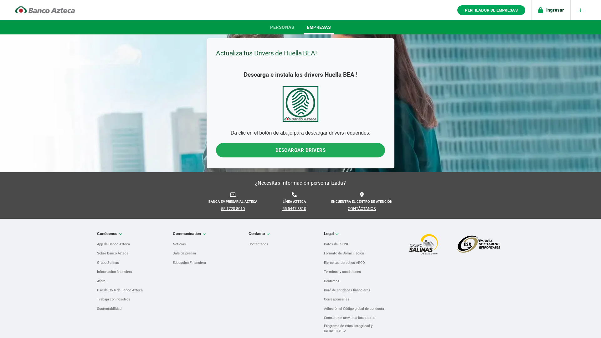 Screenshot of soporte-aztecaempresas.com