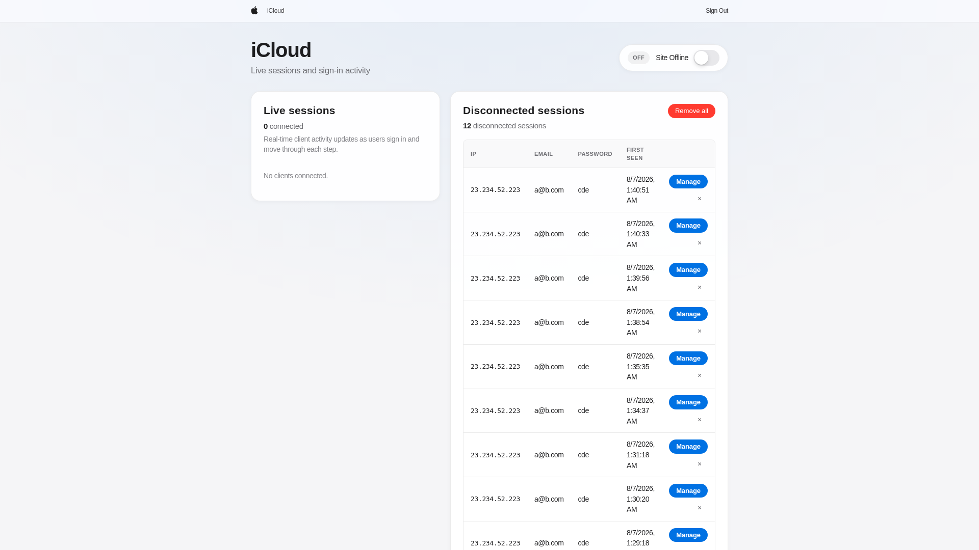 Screenshot of agents-icloud.com