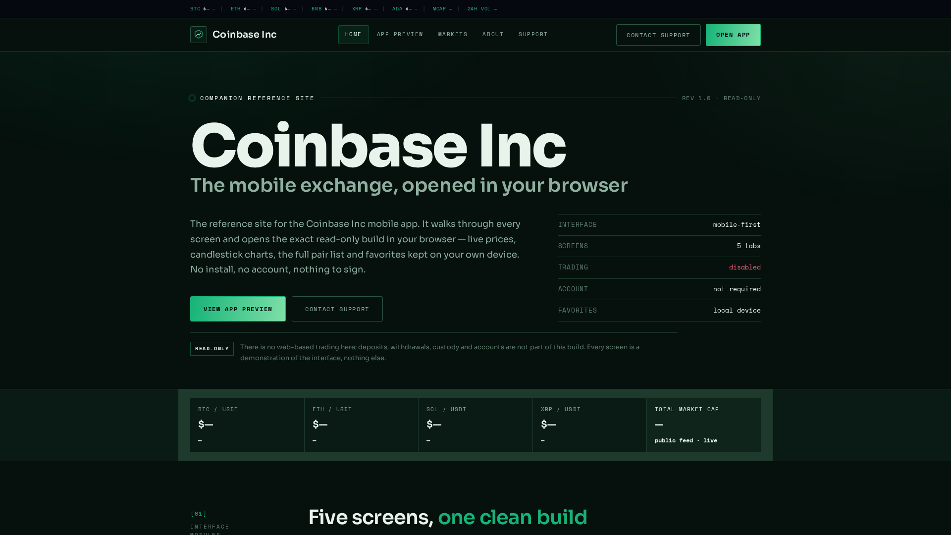 Screenshot of coinbase.st
