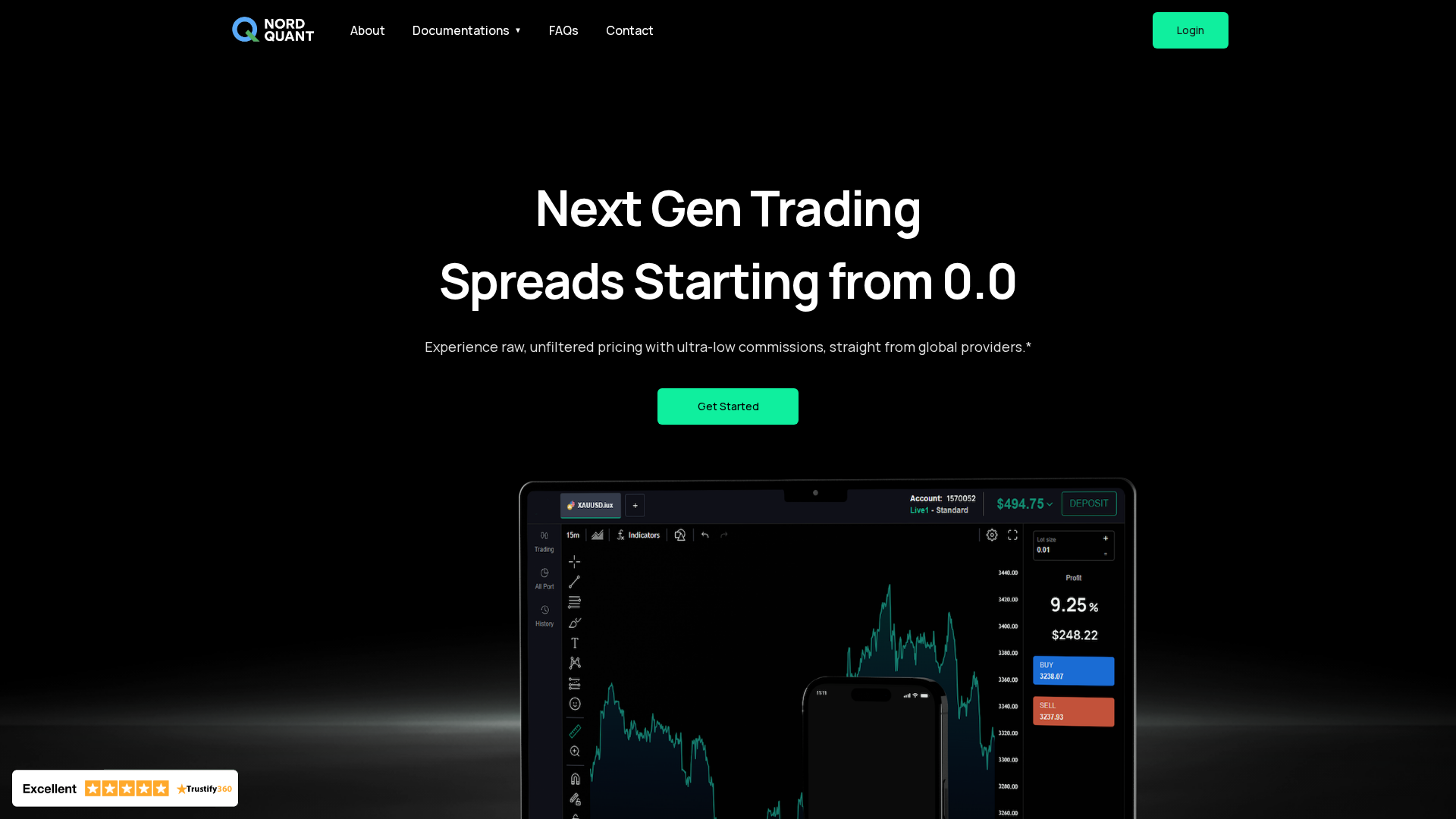 Screenshot of nord-quant.com