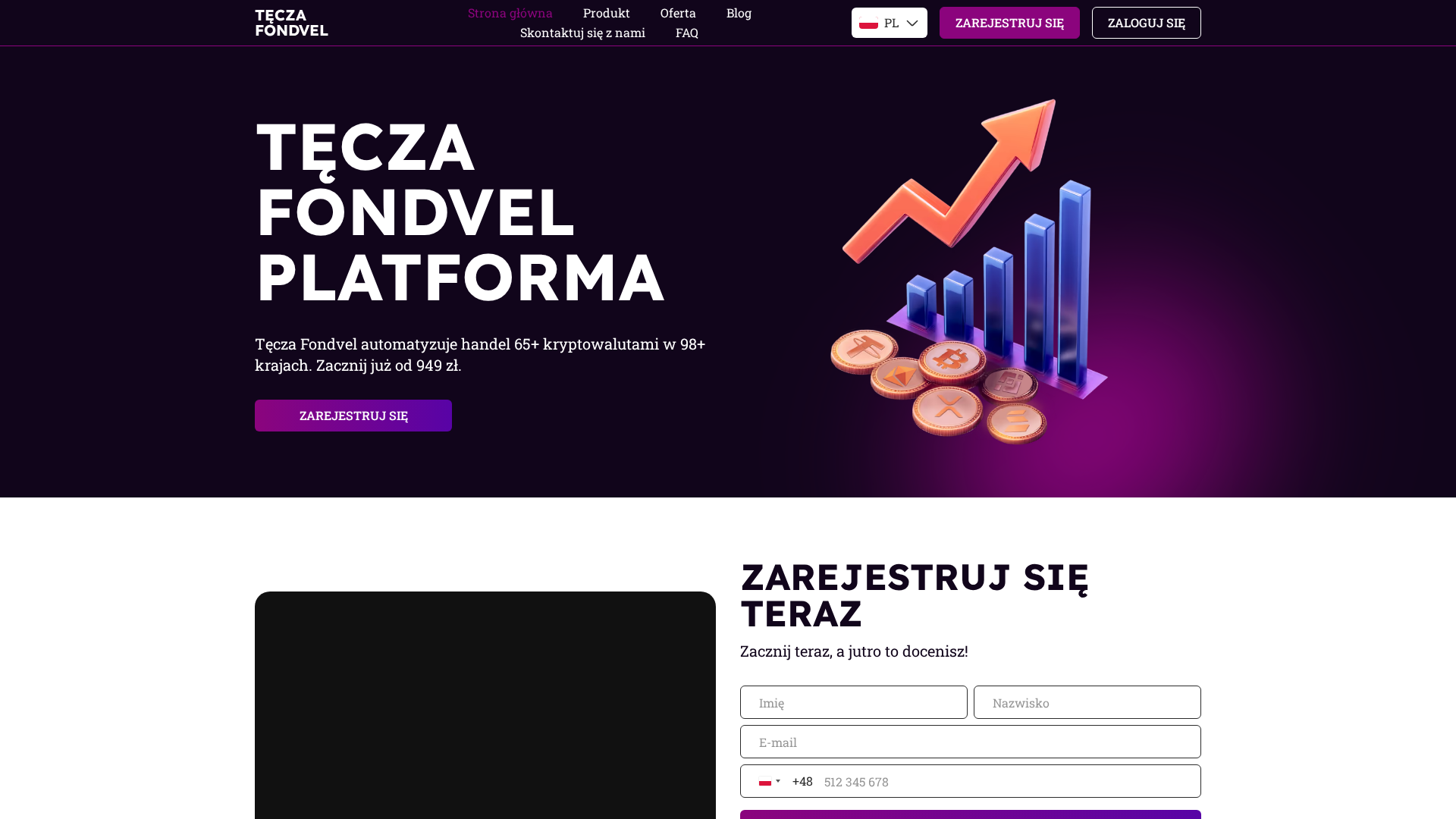 Screenshot of tecza-fondvel.com