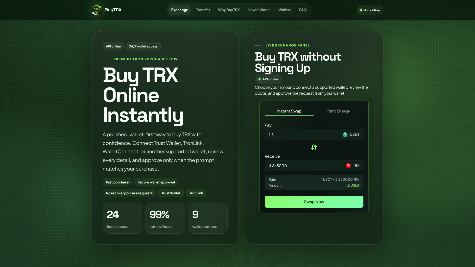 Screenshot of ttrx.org