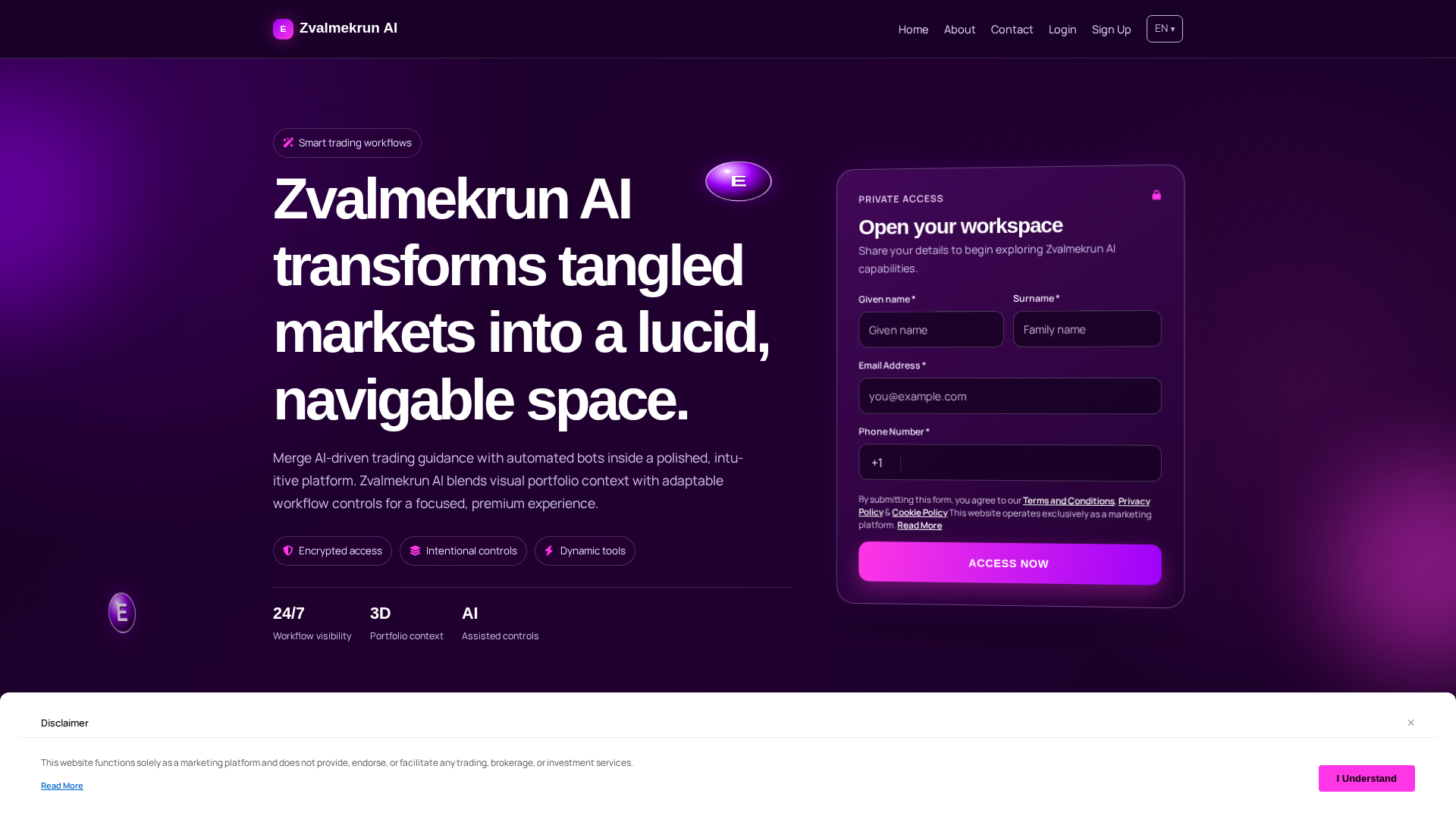 Screenshot of zvalmekrunai.digital