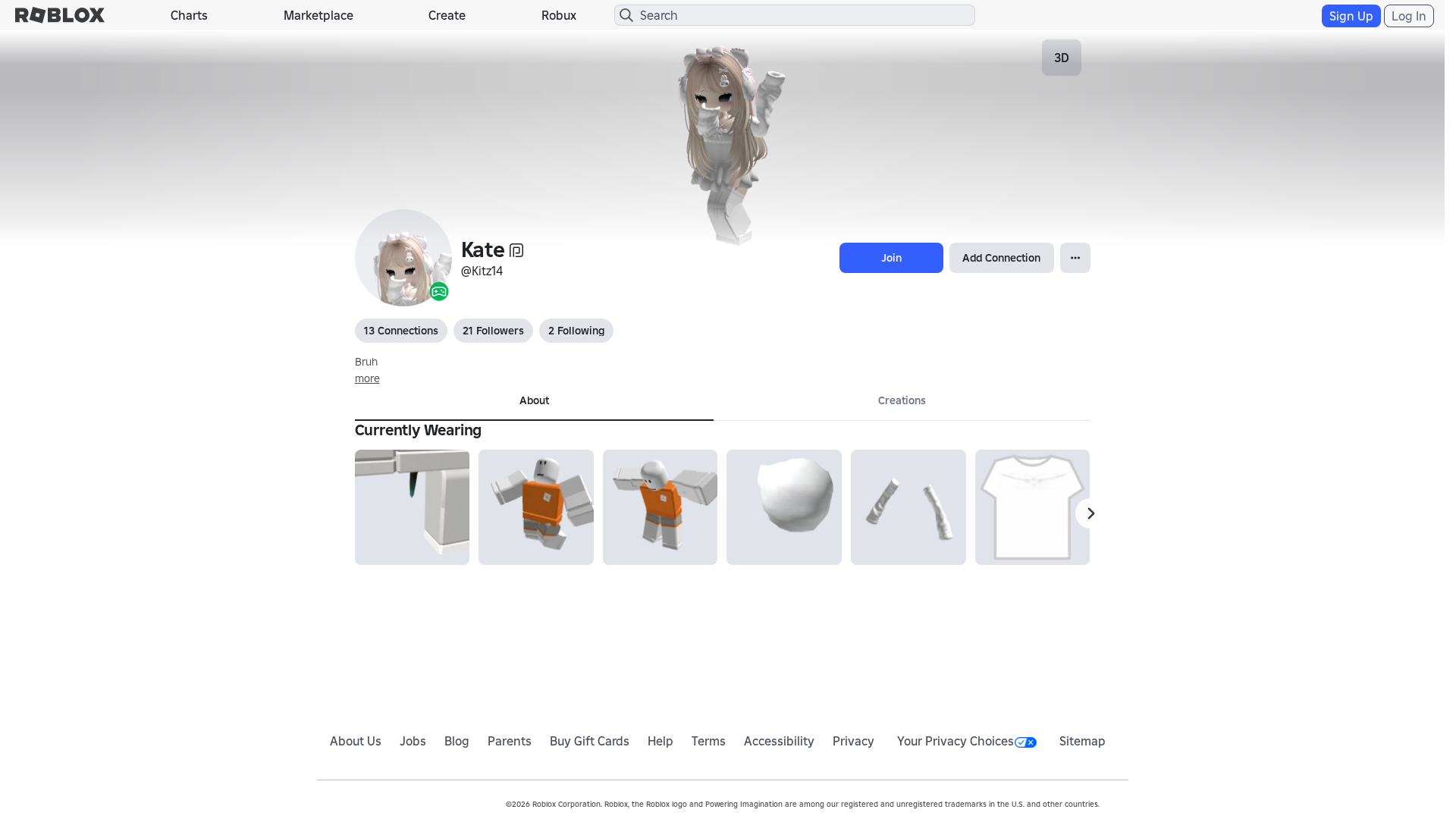 Screenshot of www.roblox.com.bn