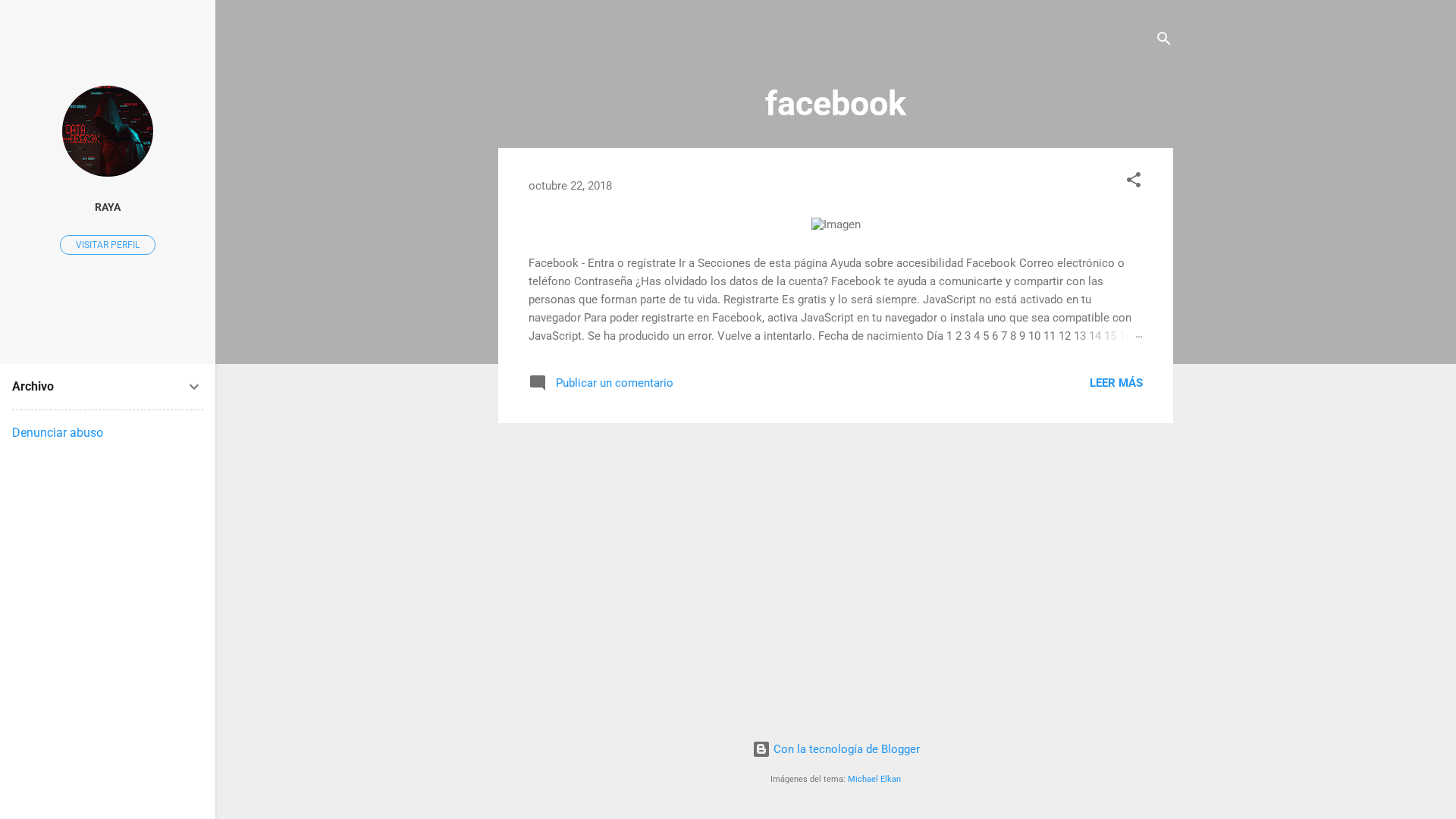 Screenshot of facebookloging1.blogspot.com
